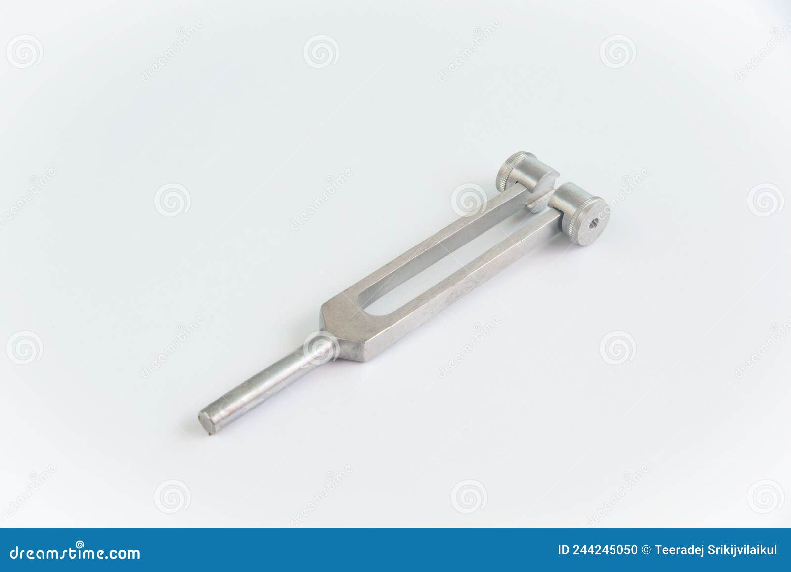 A Tuning Fork on White Background Stock Photo Image of neurology