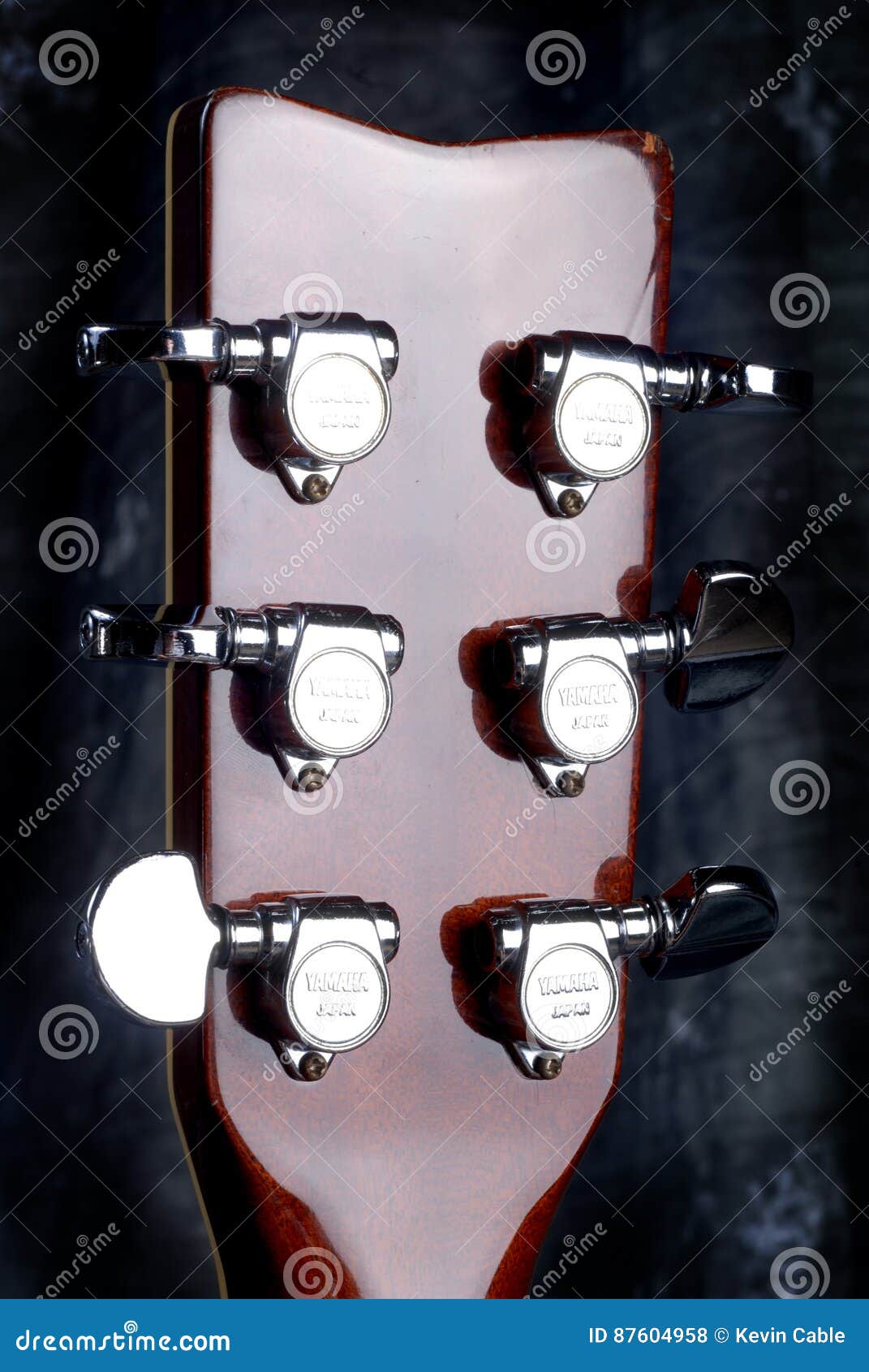 Tuning knobe on guitar editorial stock photo. Image of black 87604958