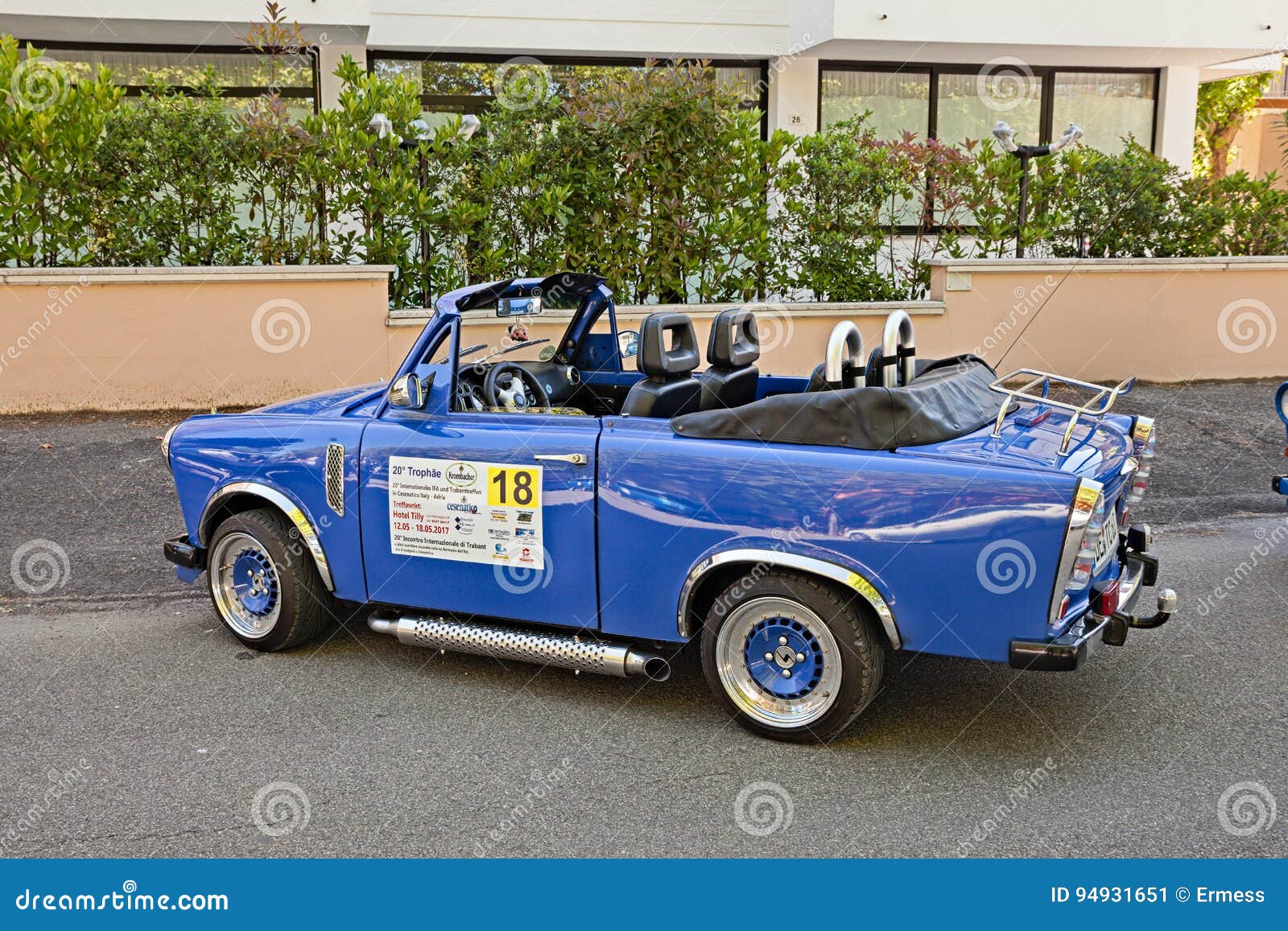 Tuning Trabant 601 of East Germany Editorial Photo - Image of