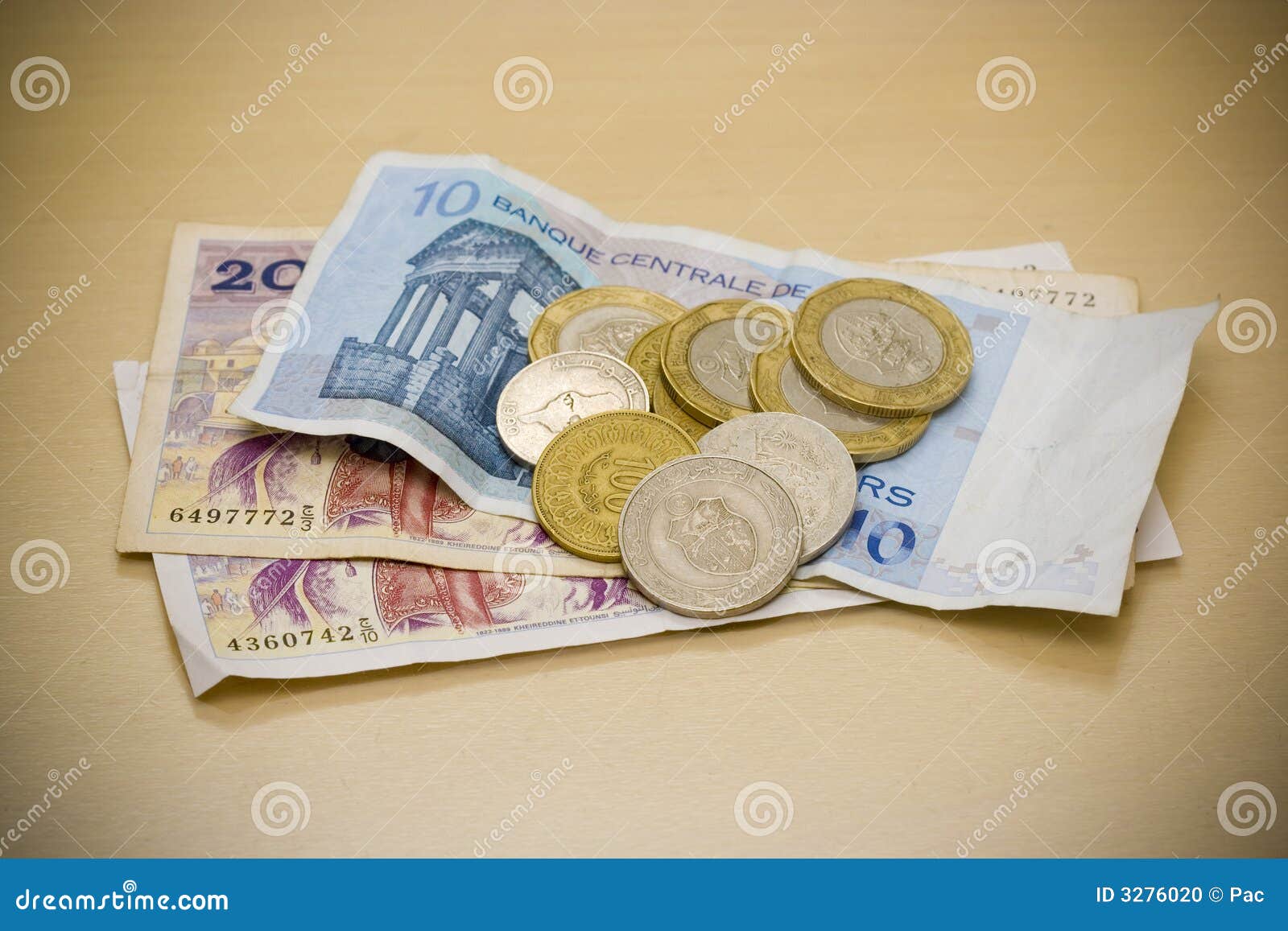 tunisian dinars