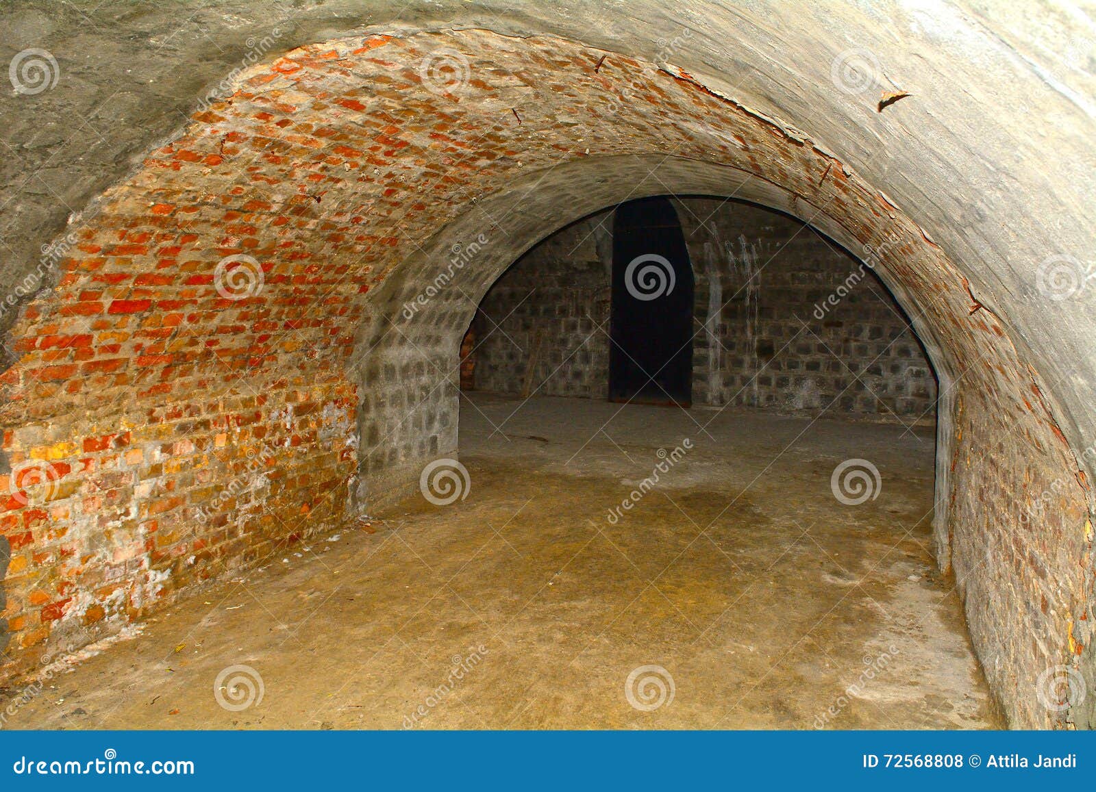 Tunnel Below Buda Castle District, Budapest, Hungary Stock Photo