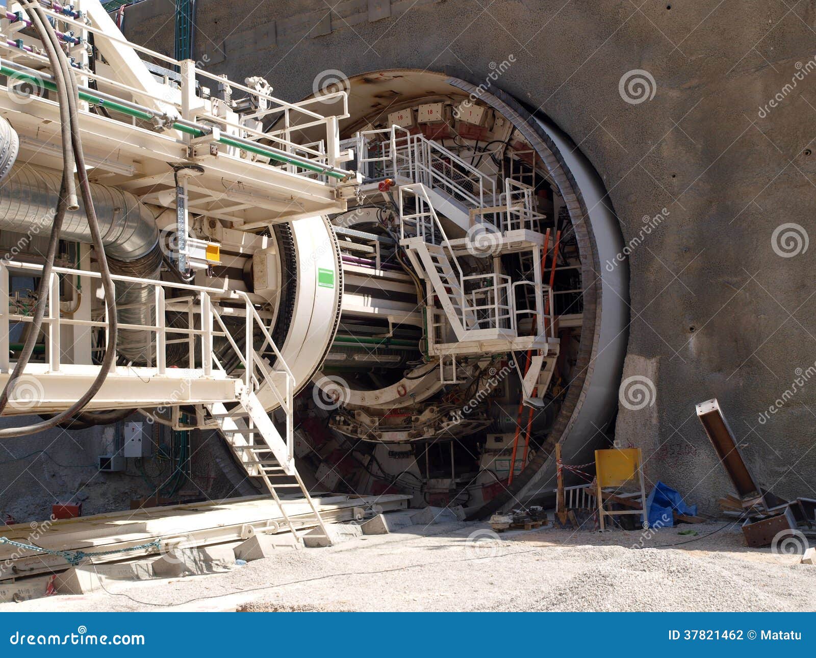 Tunnel Boring Machine Tbm Stock Photo Image Of Boring Engineer