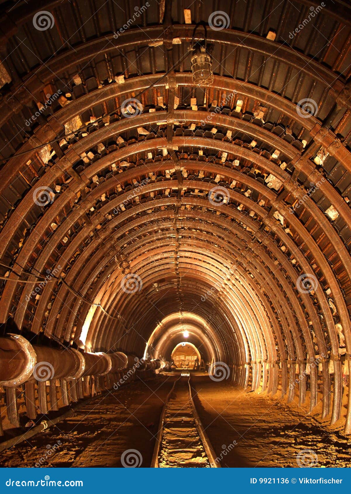 Tunnel construction stock photo. Image of steel, industry 9921136