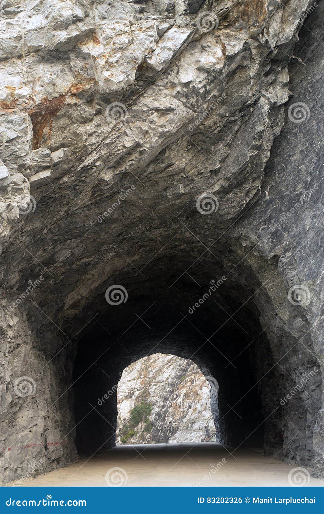 Tunnel. stock photo. Image of corridor, view, thailand 83202326