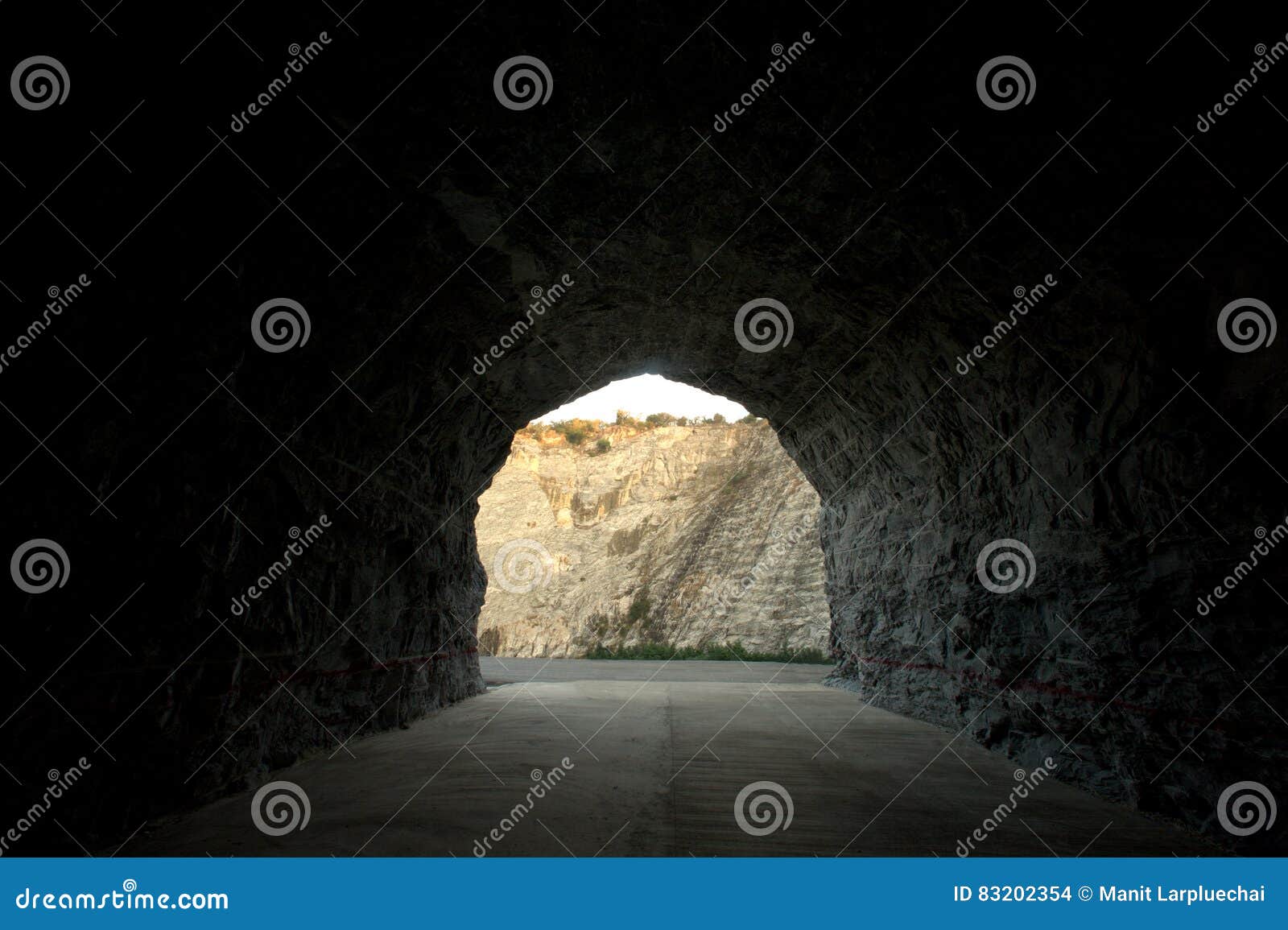 Tunnel. stock photo. Image of stone, thailand, rock, hole 83202354