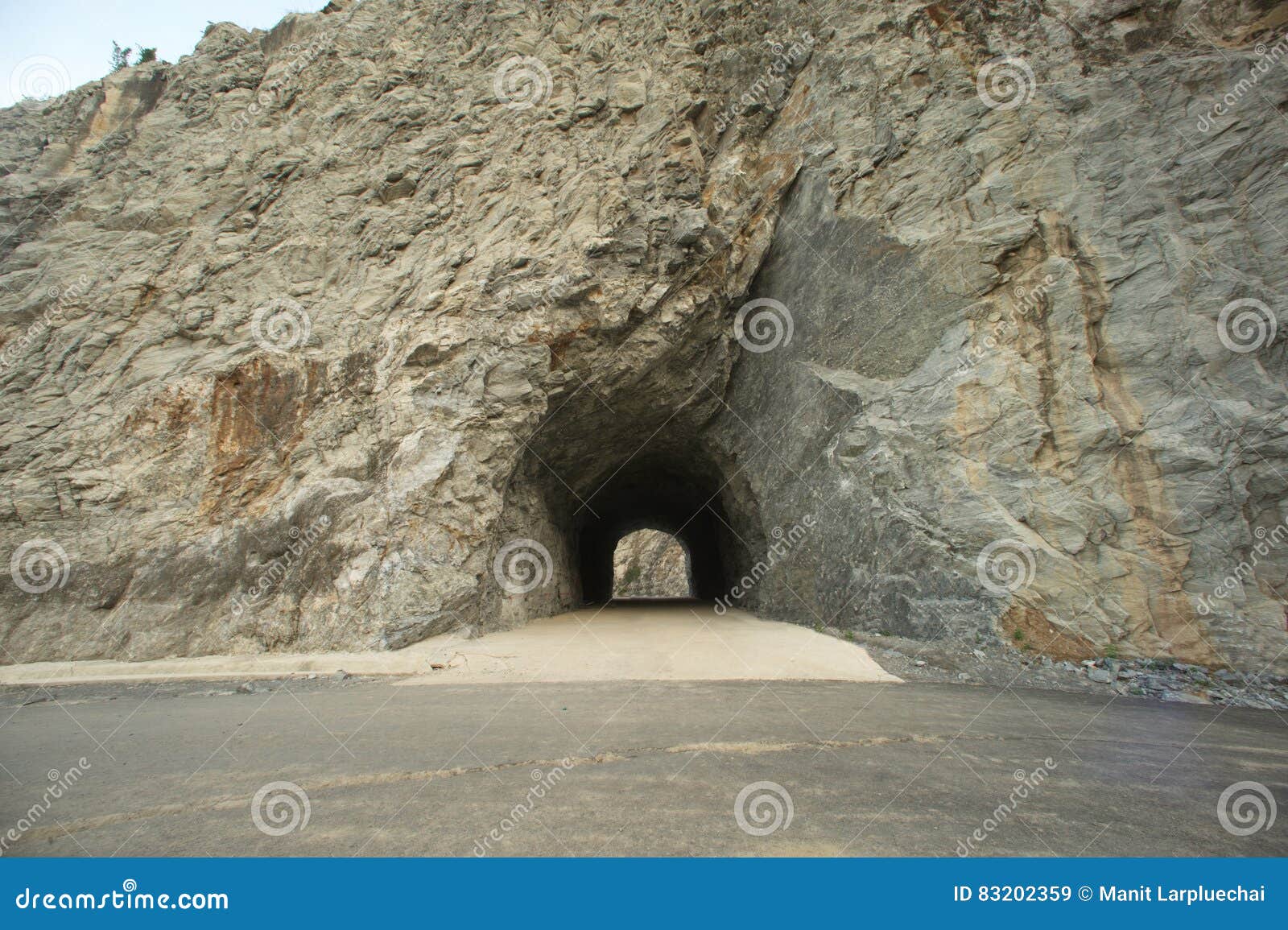 Tunnel. stock image. Image of cave, tunnel, view, mountain 83202359
