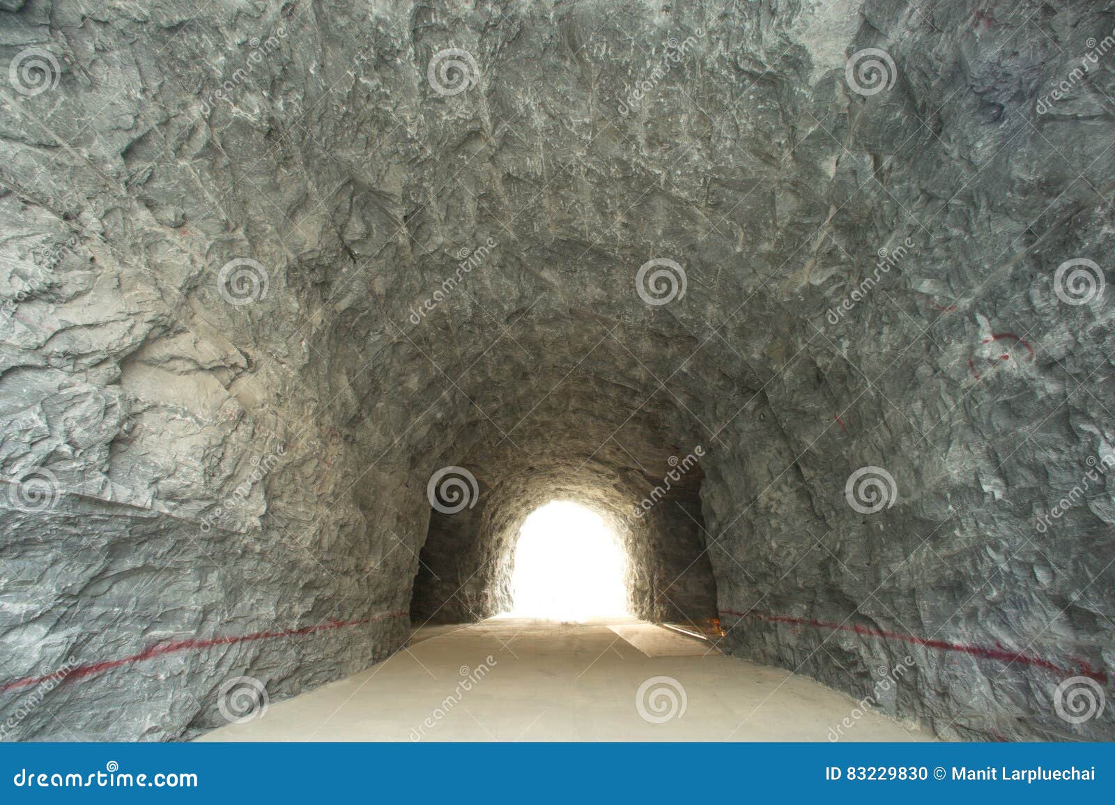 Tunnel. stock photo. Image of vault, stone, mountain 83229830
