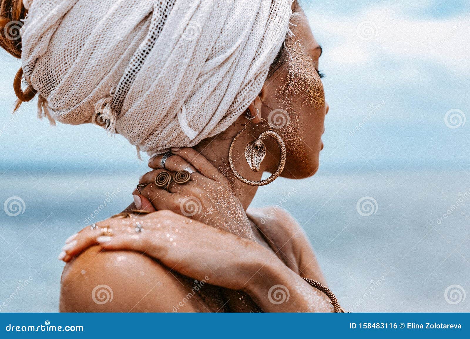 Premium Photo  African black woman portrait cute girl stock photo  background