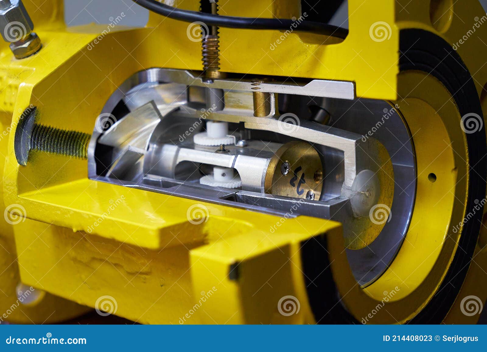 Turbine gas meter stock image. Image of system, reimbursement 214408023