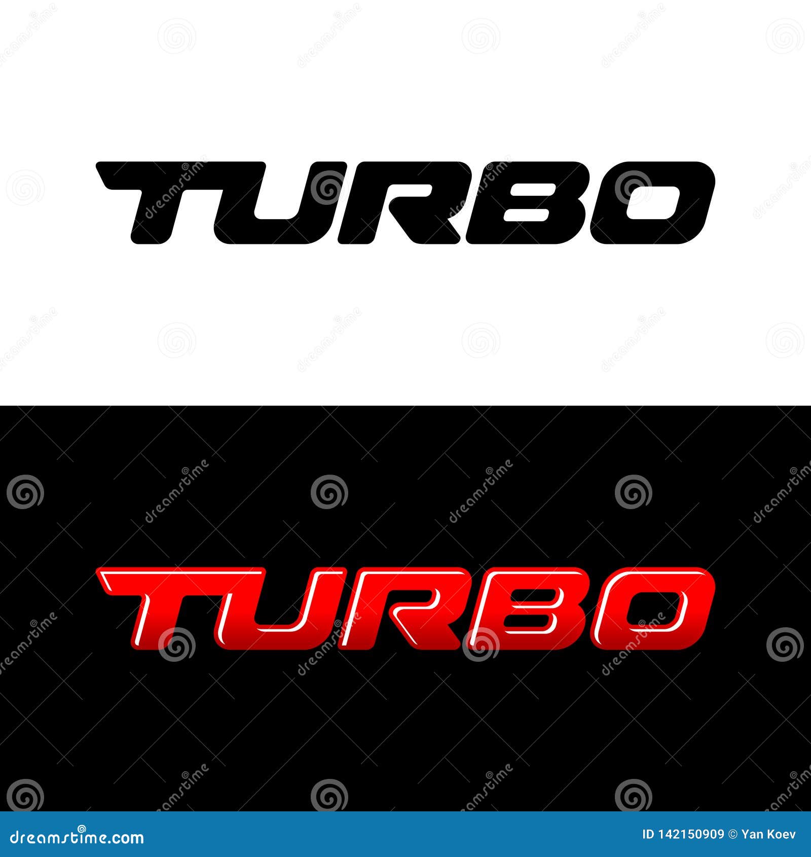 Turbo sign 3D. stock illustration. Illustration of charger - 129799904