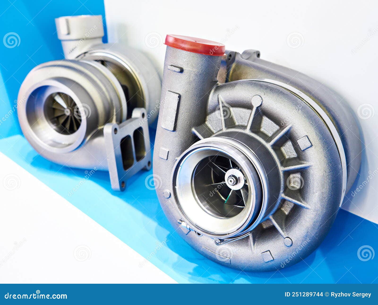 Turbocharger Metal Industrial Part Stock Photo Image of industry, compressor 251289744