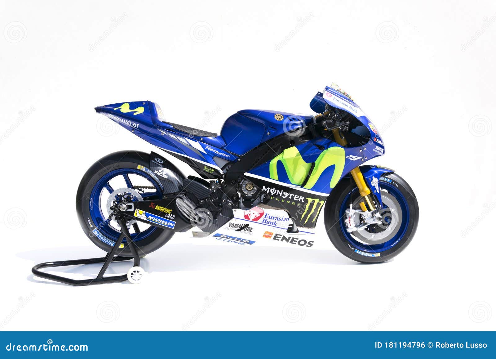 Valentino Rossi Yamaha Scale Model Editorial Photo Image of 181194796