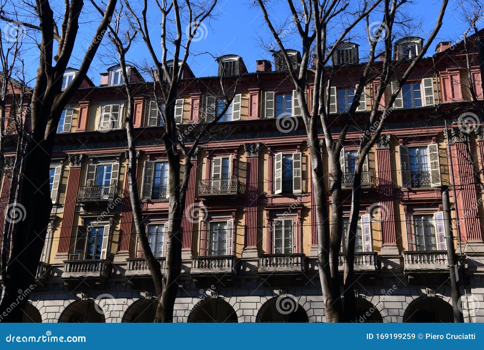 Residential Houses in Turin, Italy Stock Image Image of cityscape