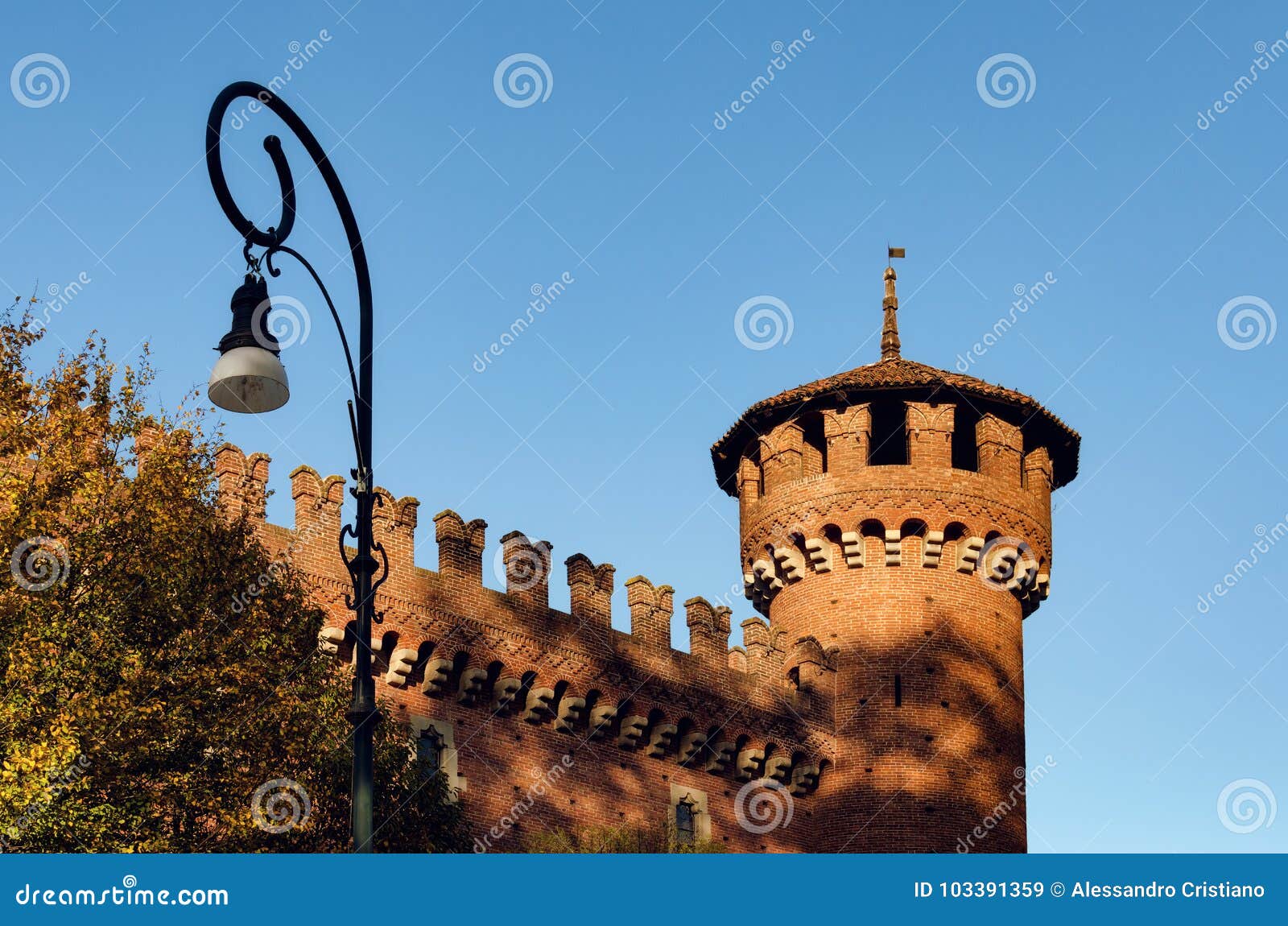 turin, borgo medievale of the valentino park