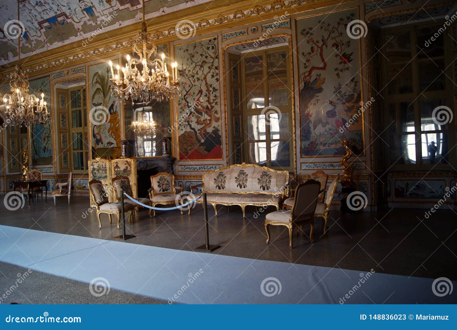 Italy Turin Royal Palace Stupinigi Japanese Room Gamming
