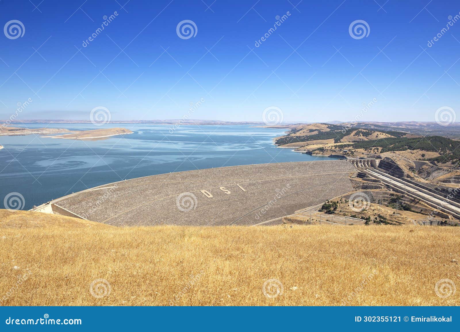 Turkey, Ataturk Dam on the Euphrates River Editorial Photo Image of