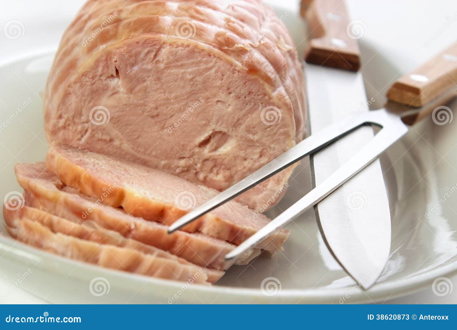 Turkey breast roll stock image. Image of sliced, cooked 38620873