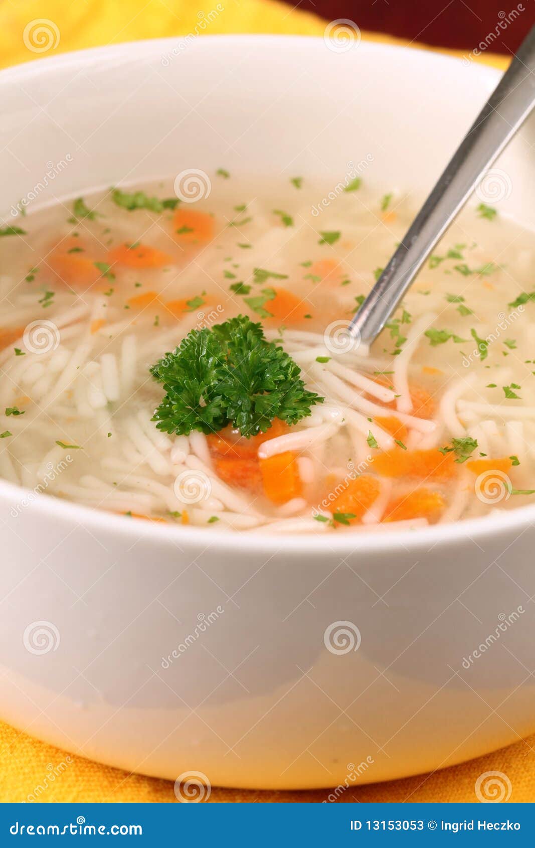 Turkey or chicken soup stock image. Image of liquid, healthy - 13153053