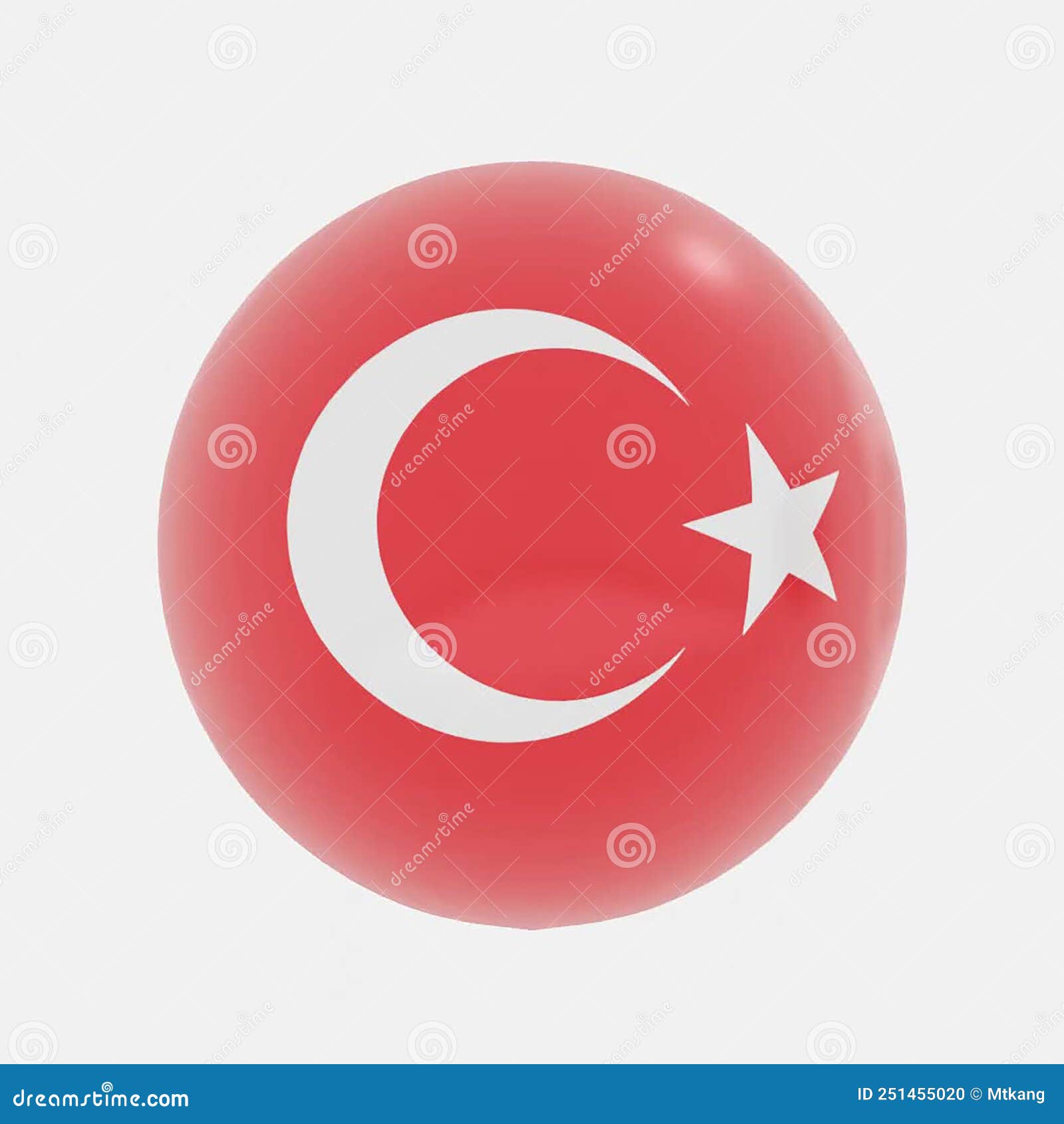 Turkey Countries Flag Icon or Symbols Stock Illustration Illustration