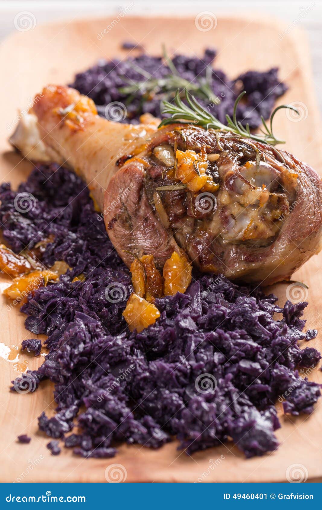 Turkey drumstick stock image. Image of prepared, roasted 49460401