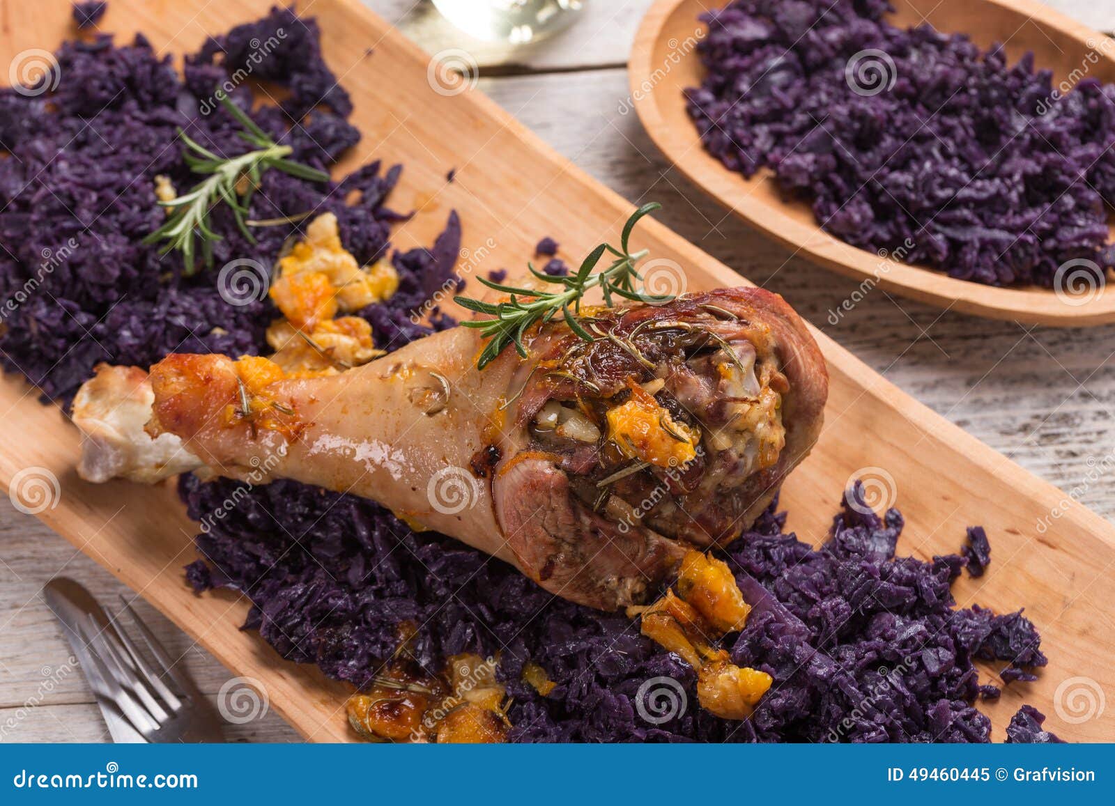 Turkey drumstick stock image. Image of prepared, roast 49460445