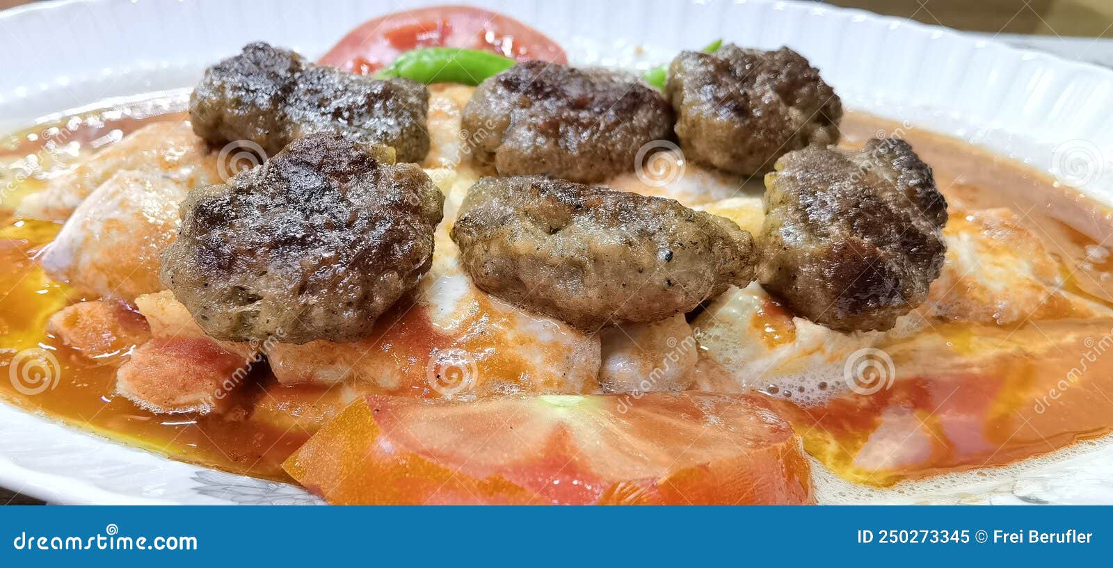 turkey eskisehir's famous meatballs balaban meatballs, a delicious way of preparation