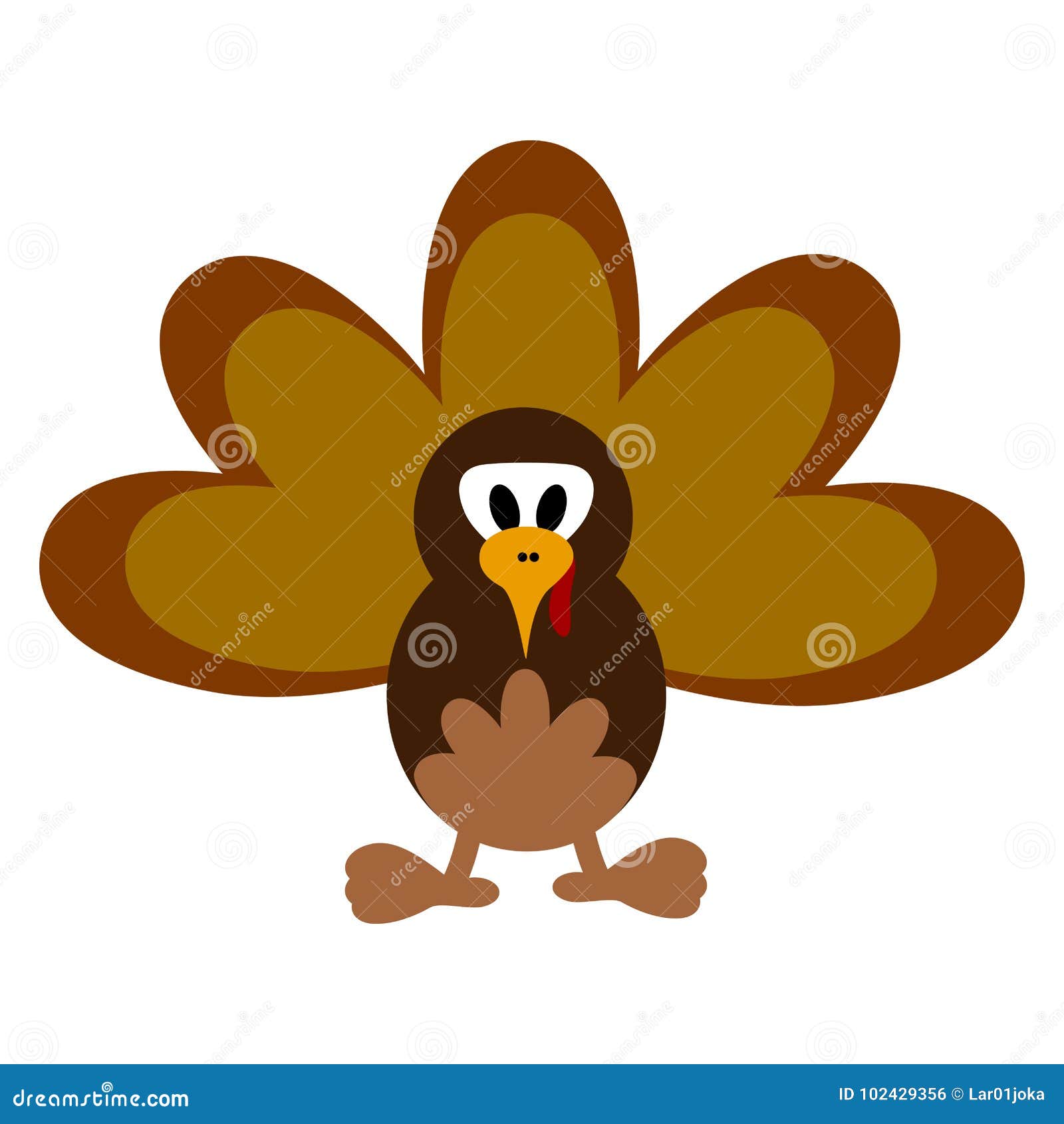 Turkey Icon With Feathers Stock Vector Illustration Of Food 102429356