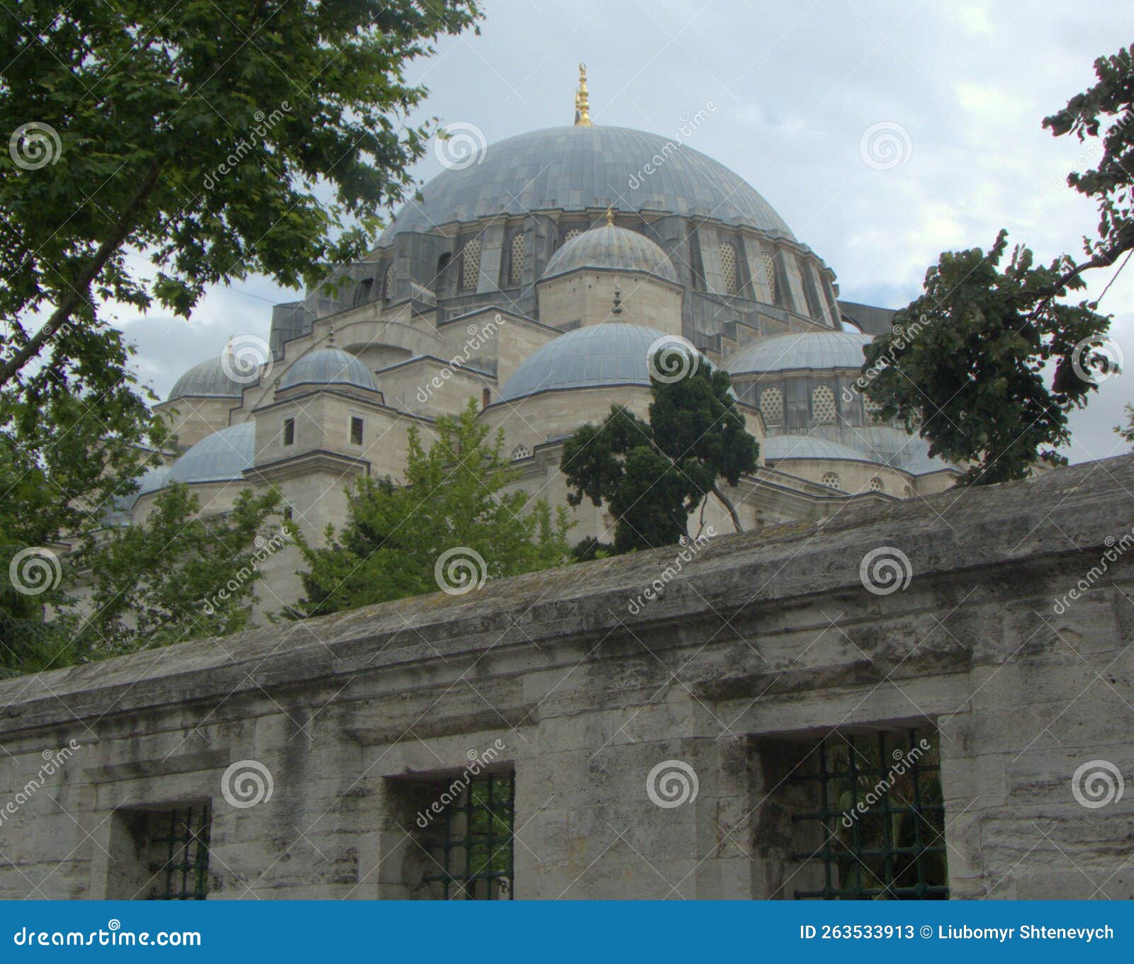turkey, istanbul, 4 prof. siddik sami onar cd., suleymaniye mosque (suleymaniye camii, the main dome of the mosque