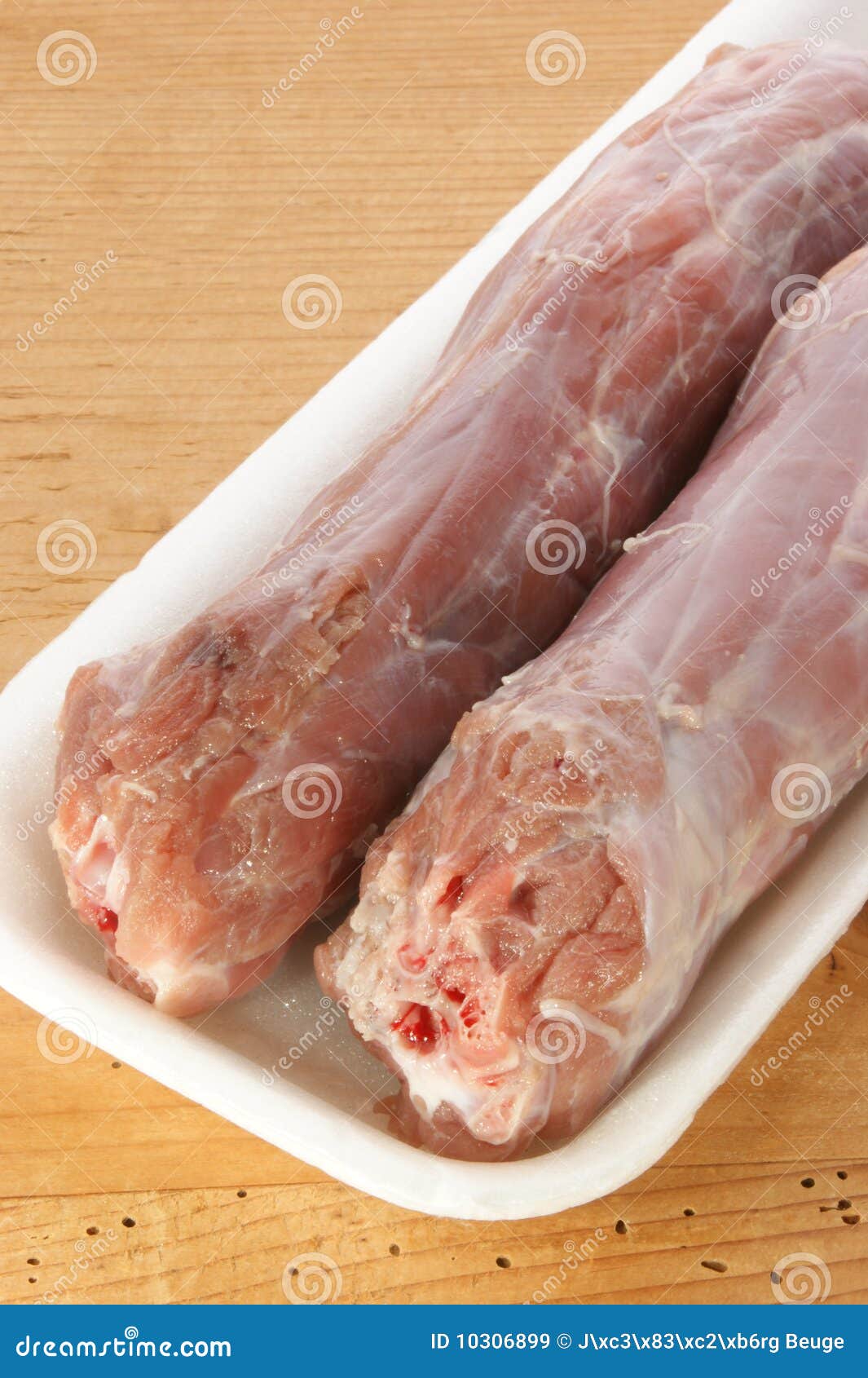 Turkey neck on styrofoam stock image. Image of meat, cuisine - 10306899