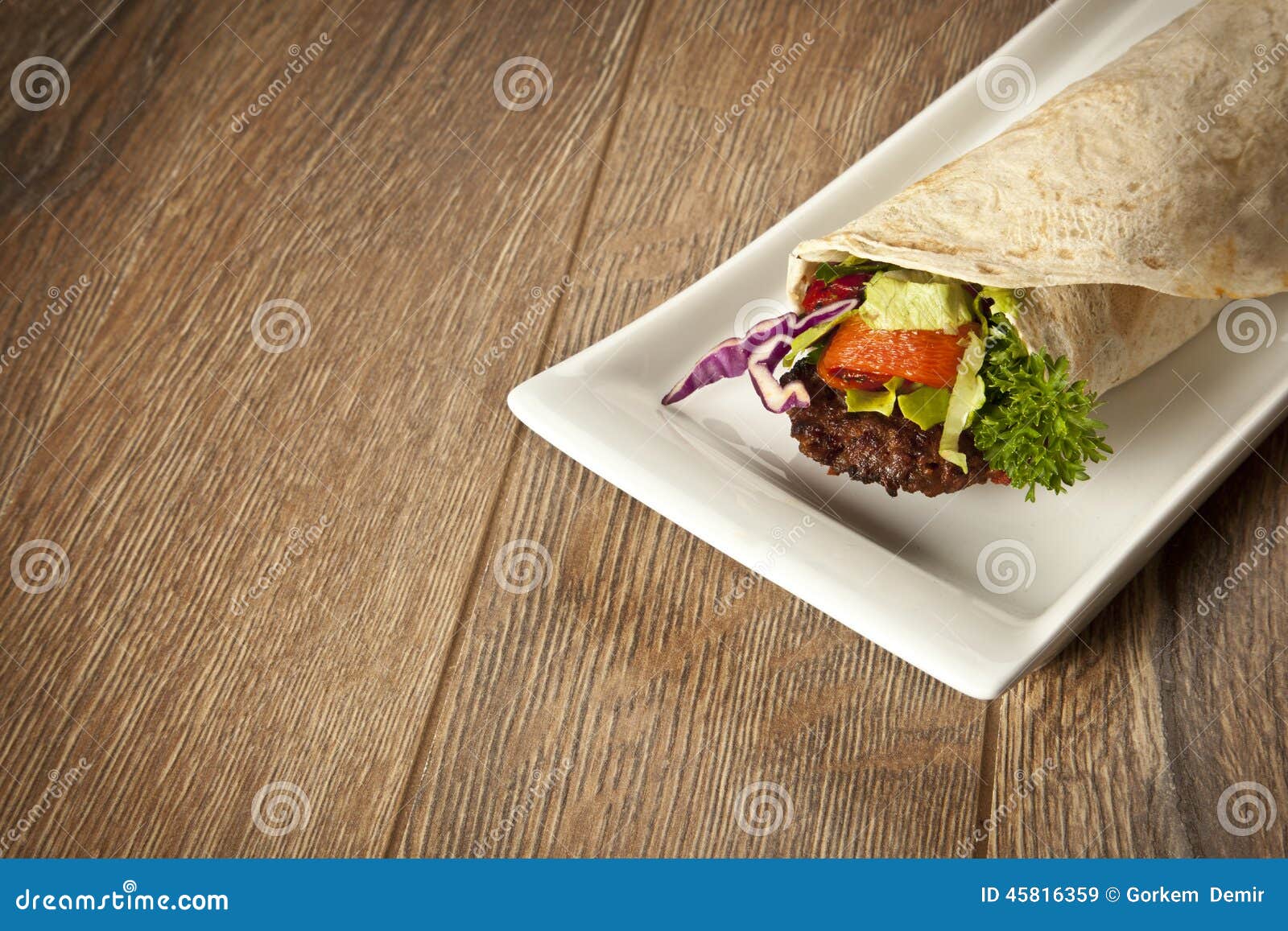 turkish adana kebab durum