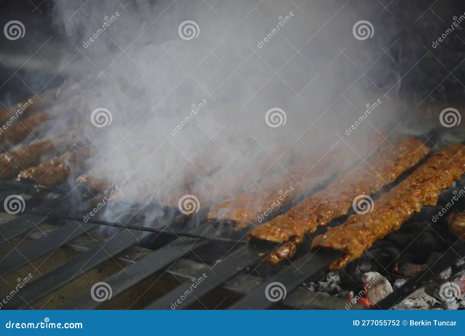 Turkish Adana Kebab on the Grill Stock Photo Image of cooking, adana