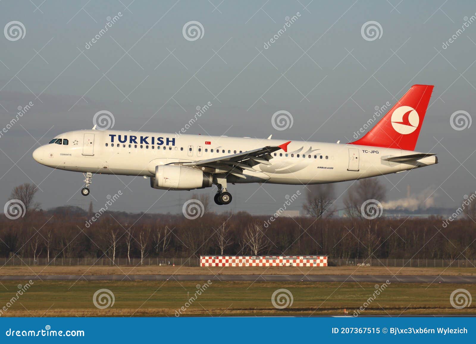 Turkish Airlines Airbus A320 200 Editorial Image Image Of Body