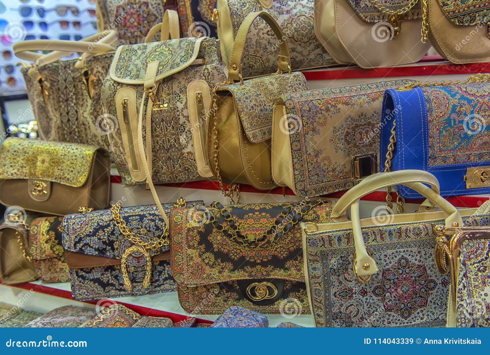 Turkish Bags on Grand Bazaar Stock Image - Image of handmade, accessories:  114043339