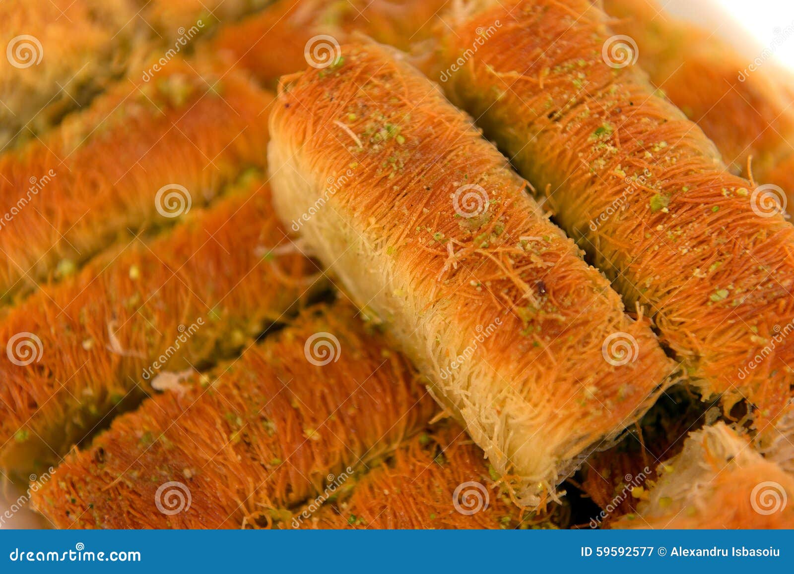 Turkish Baklava Stock Image Image Of Marinate White 59592577