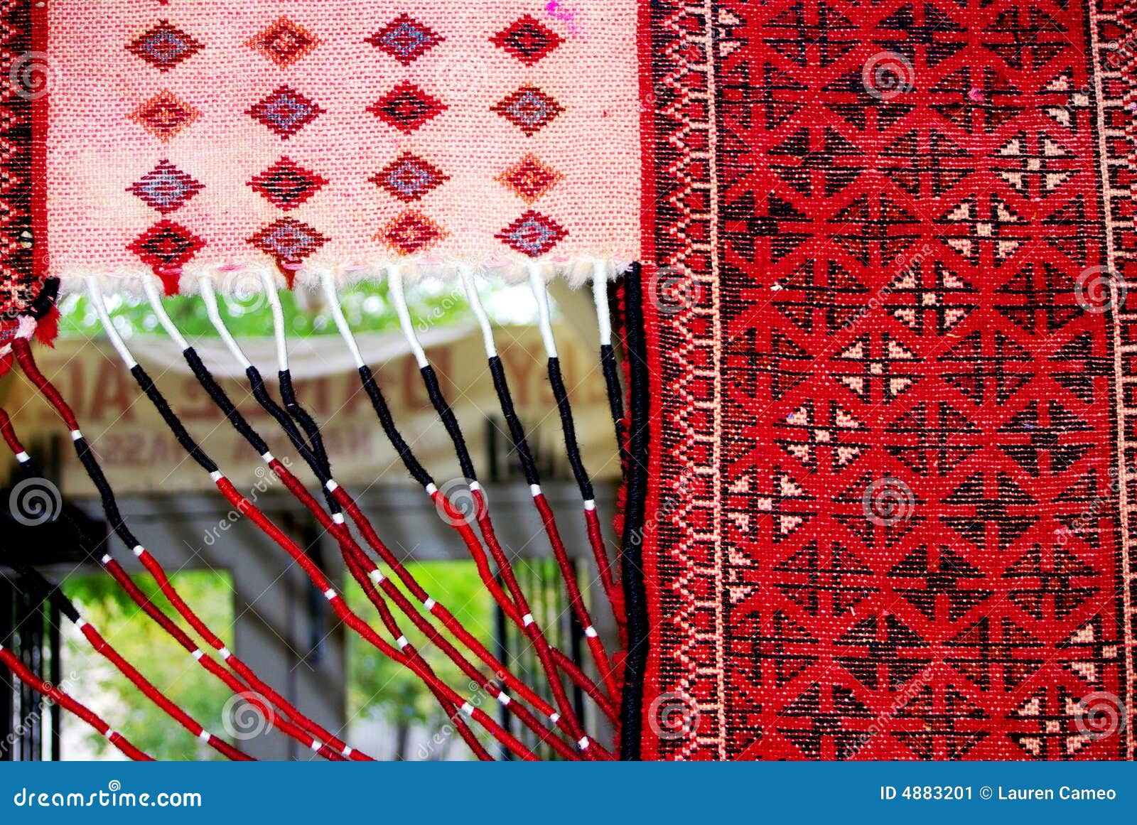 Turkish Blanket in the Doorway Stock Image Image of eastern, ethnic