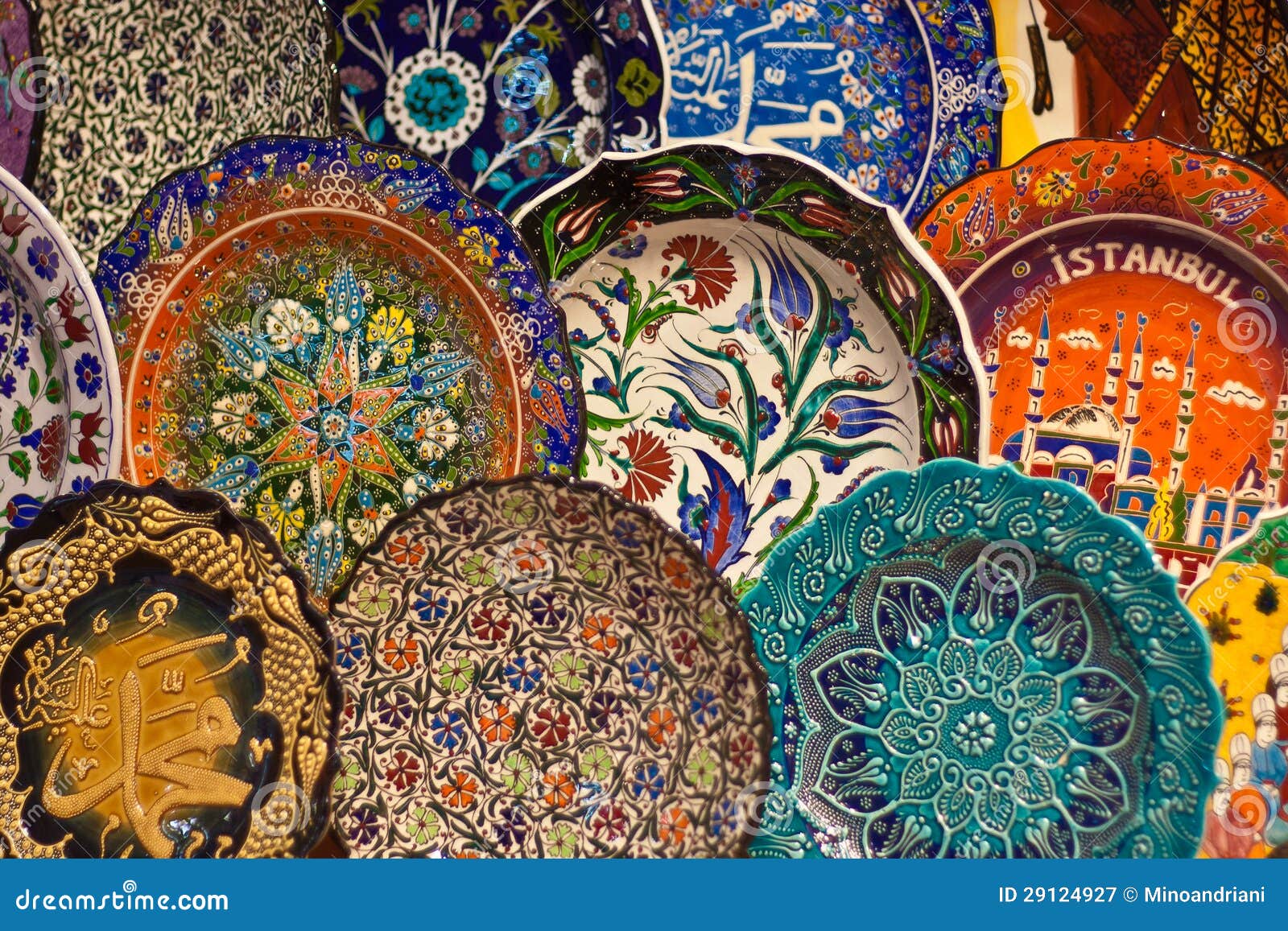 Turkish ceramic art stock image. Image of decor, ceramic 29124927