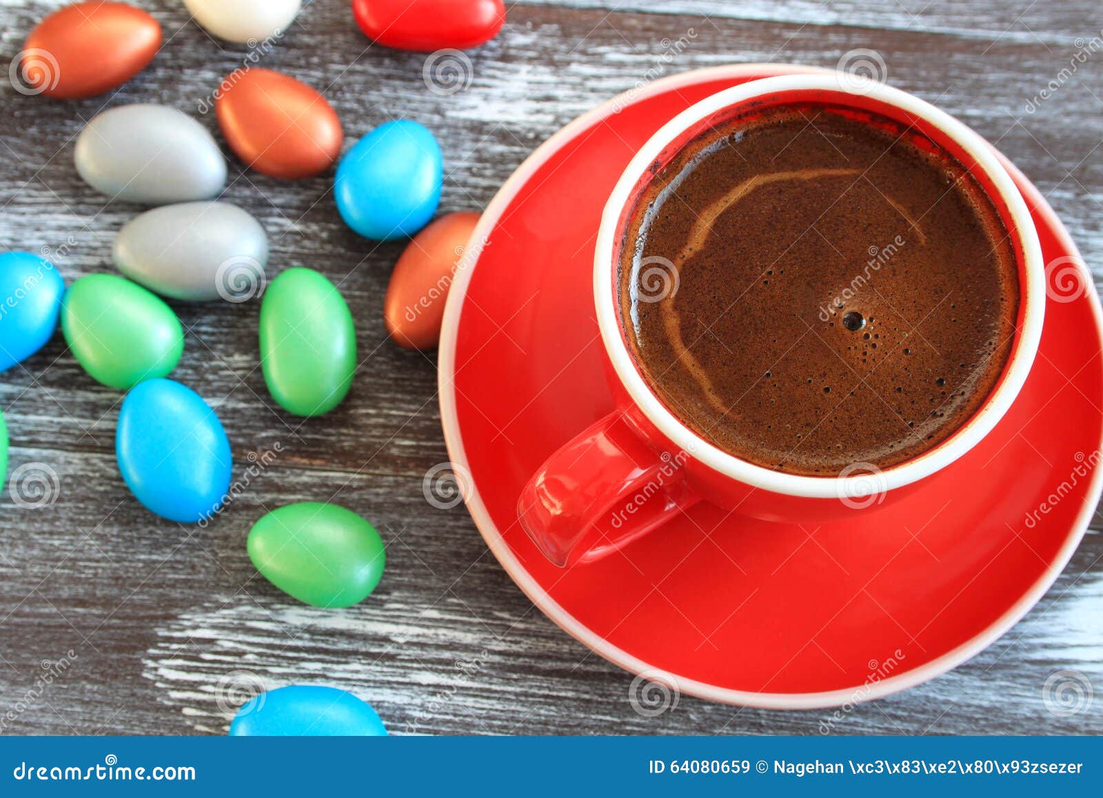 Turkish Coffee and Candies stock image. Image of traditional 64080659