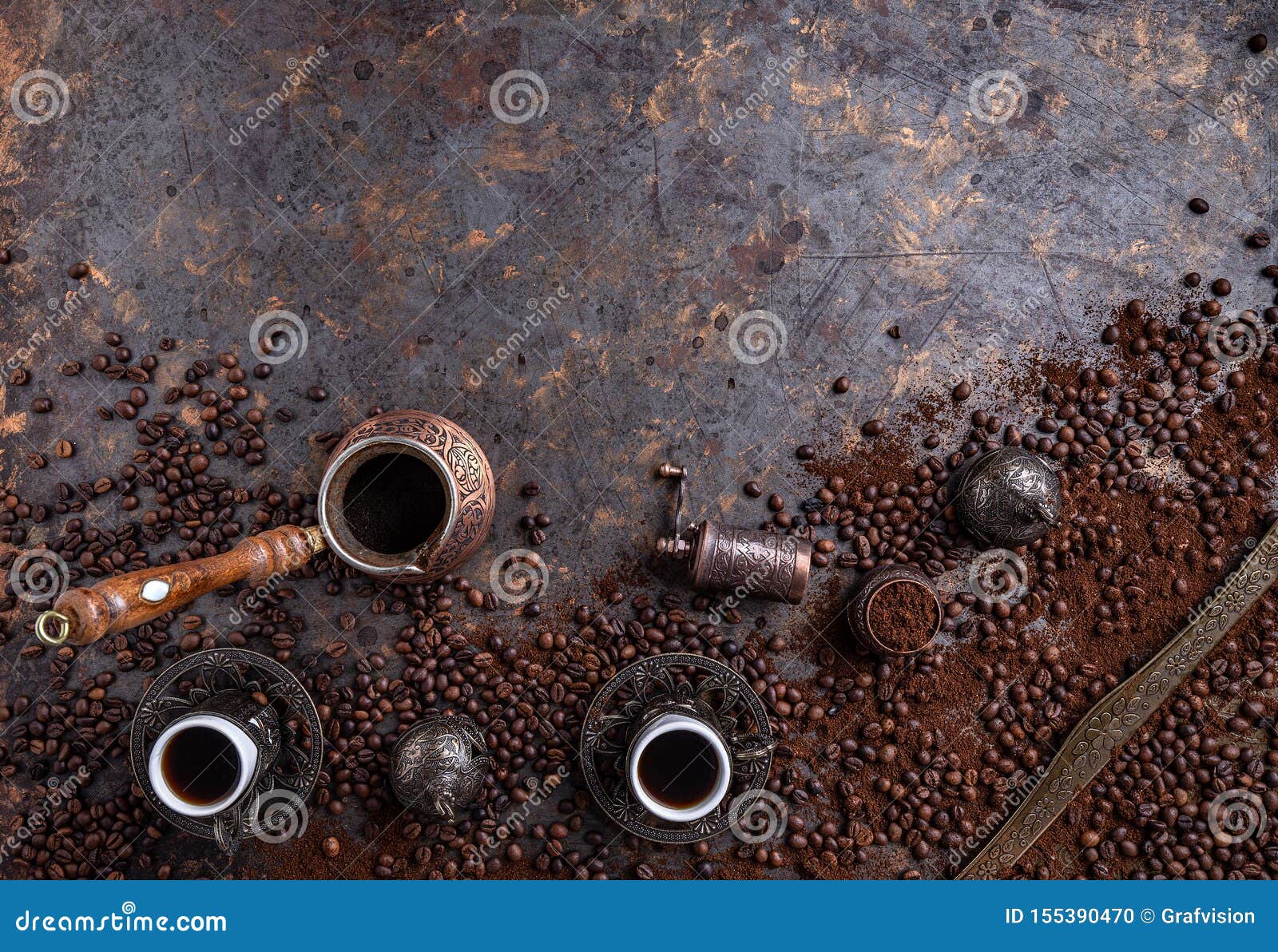 turkish coffee concept