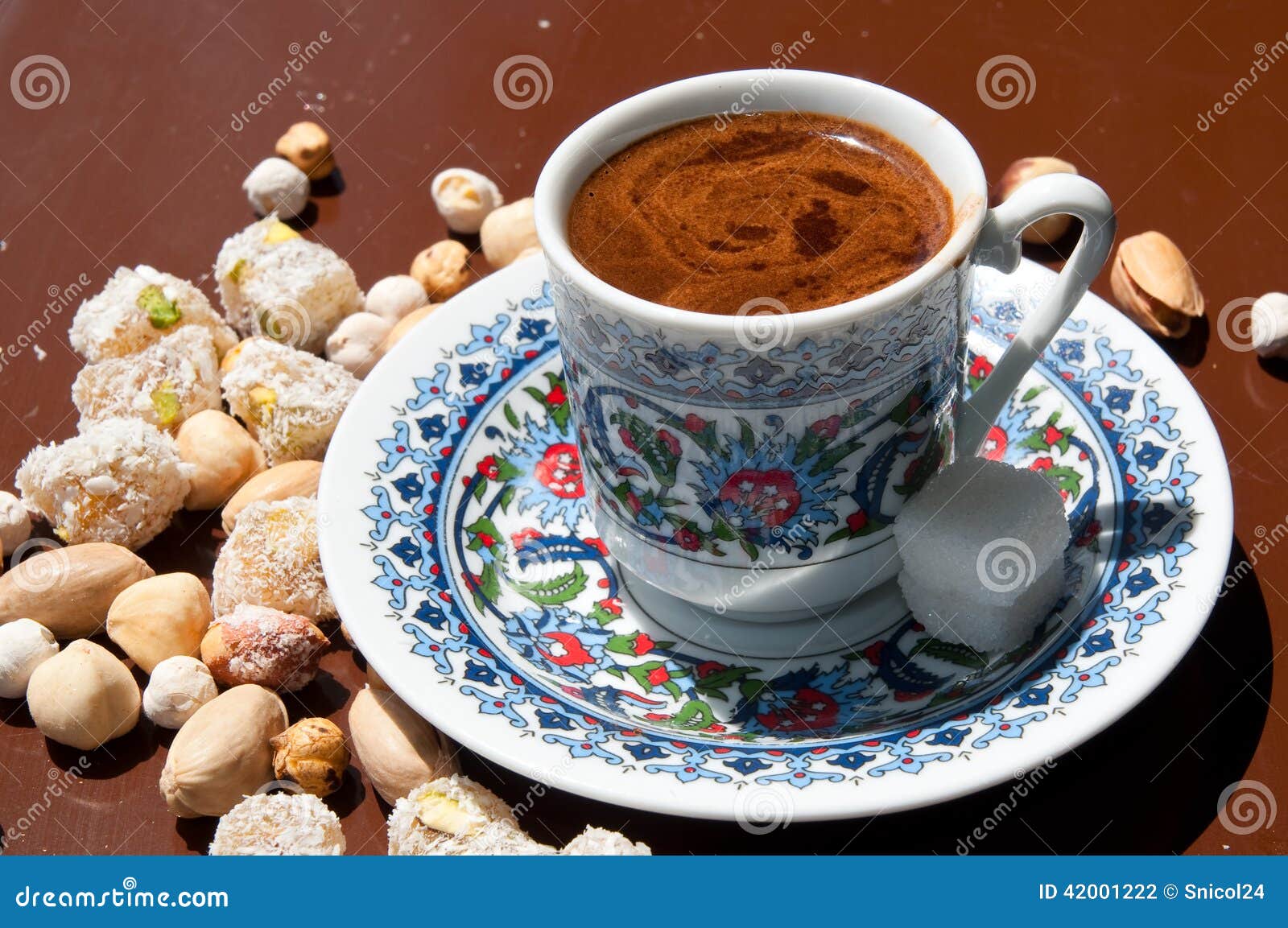 turkish coffee and delights