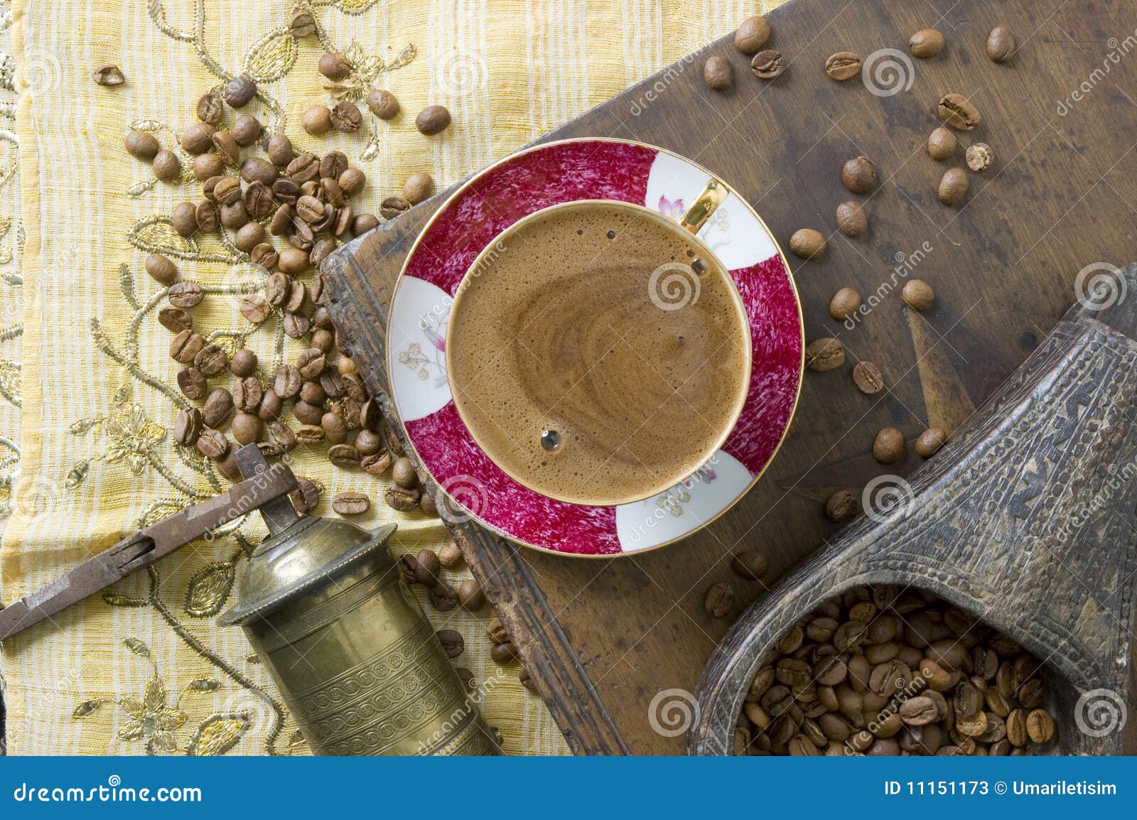 Turkish Coffee Greek Coffee Stock Image Image of turkish, pieces