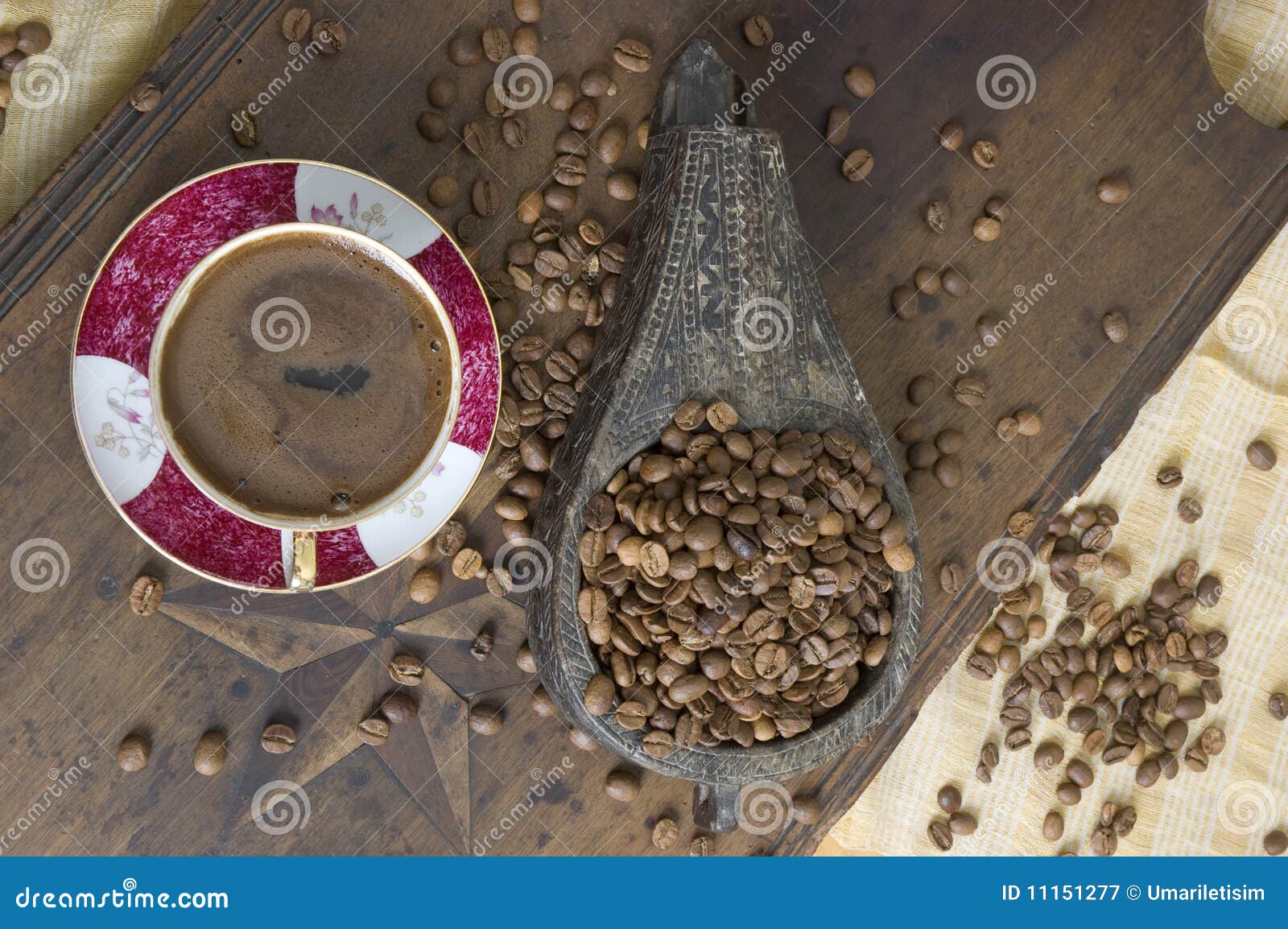 Turkish Coffee Greek Coffee Stock Image Image of ottoman, beans