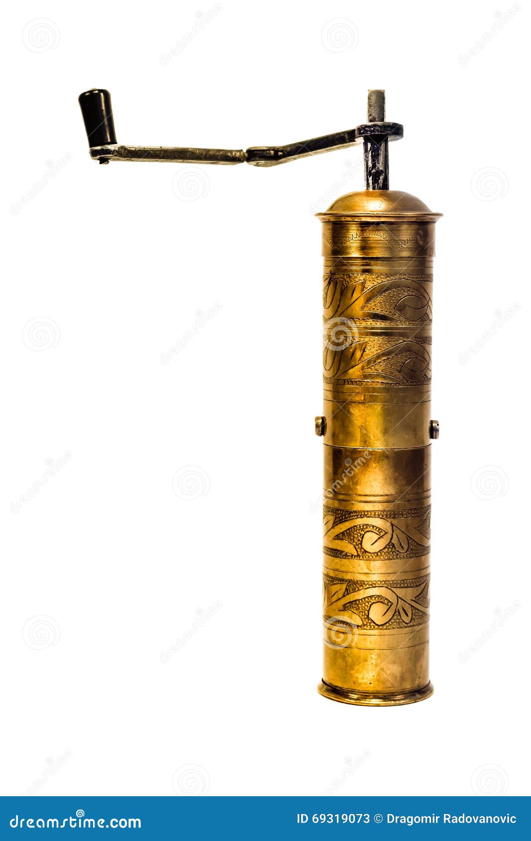 Turkish coffee grinder stock image. Image of rustic, brass 69319073