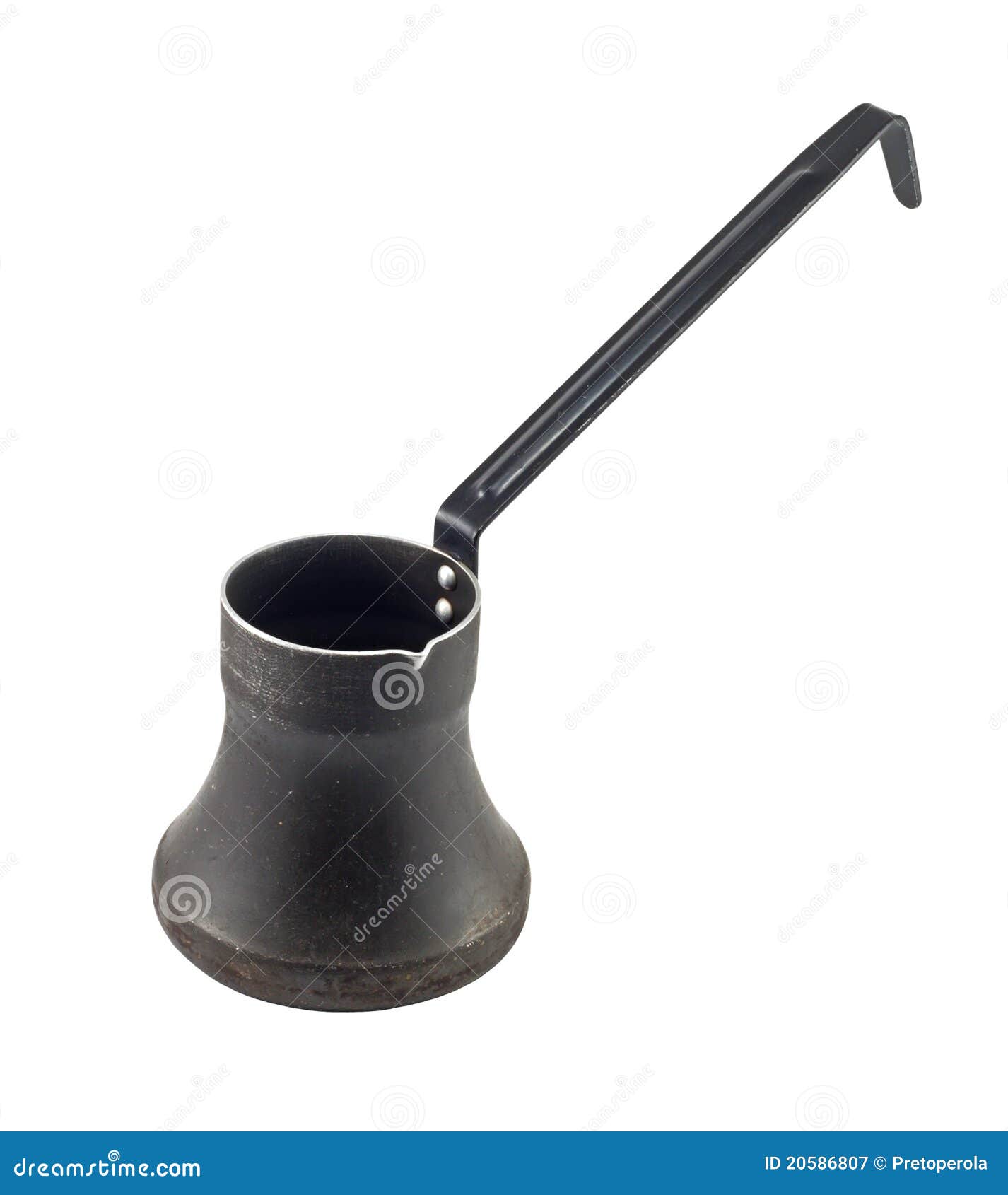 A turkish coffee pot stock image. Image of espresso, metal 20586807