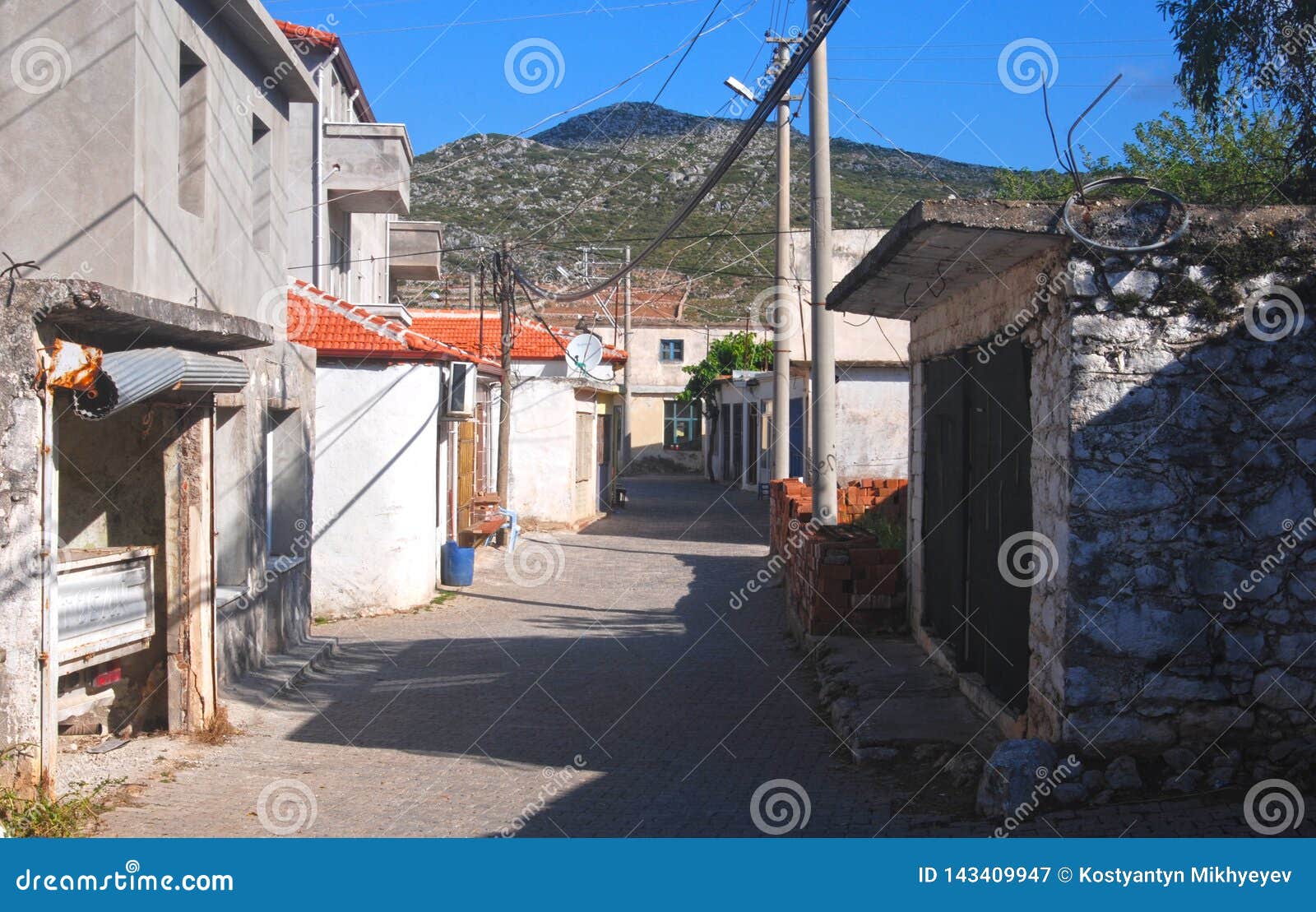 Turkish city by the sea stock image. Image of travel 143409947