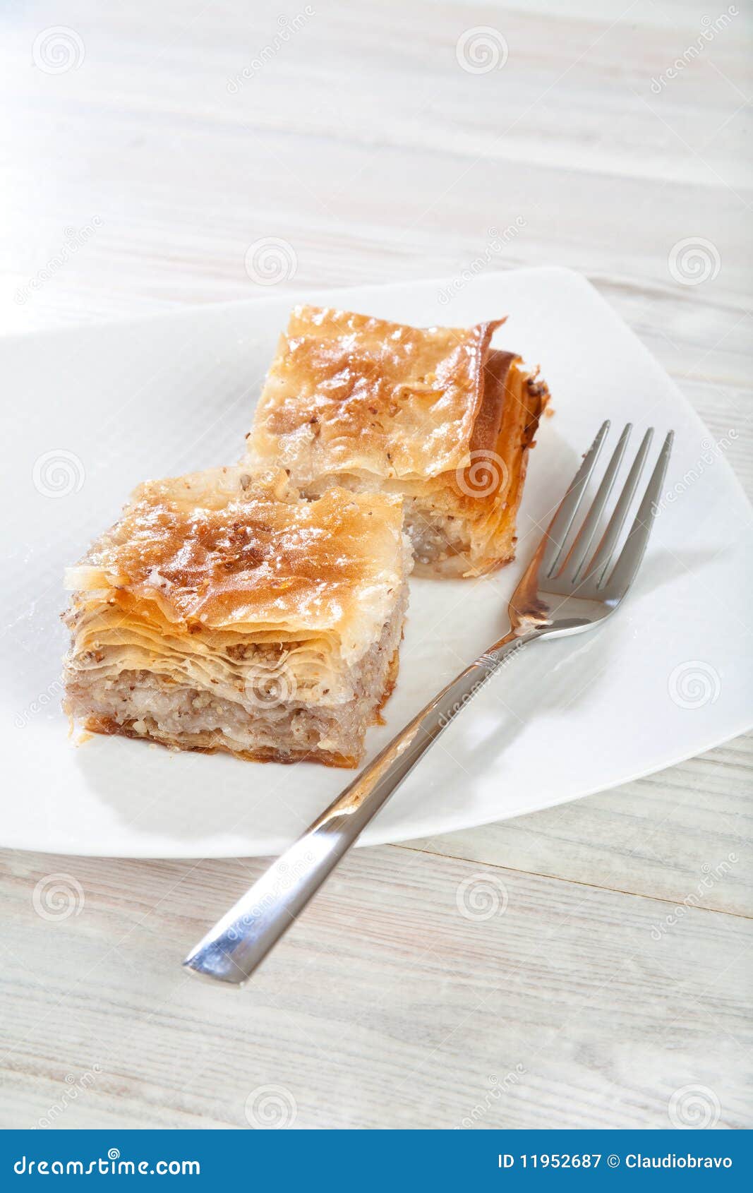 Turkish Delicatessen, Baklava Sweet Stock Image Image of baked, food 11952687