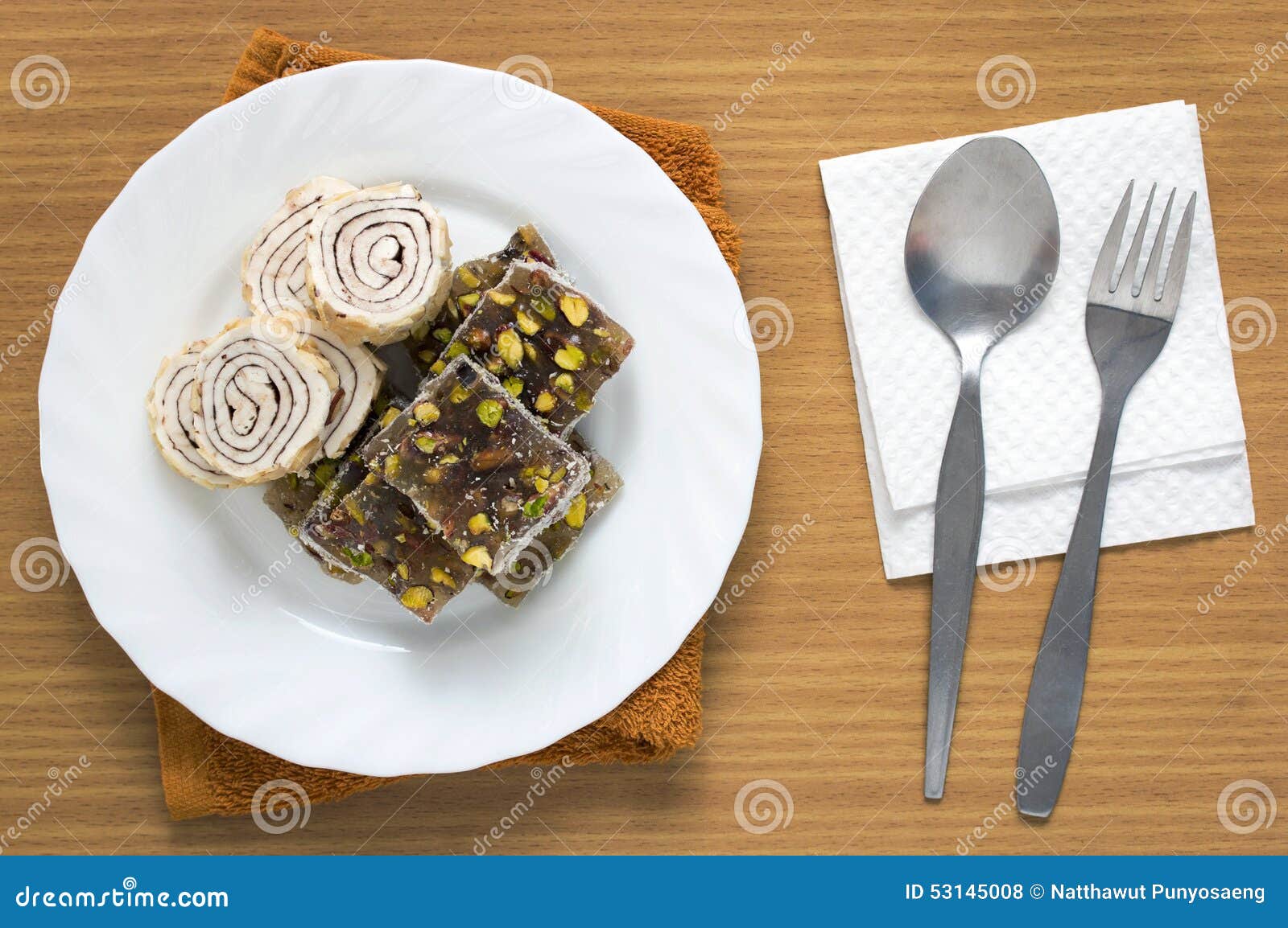 Turkish Delight Sweet Taste Delicious Stock Photo Image of eastern