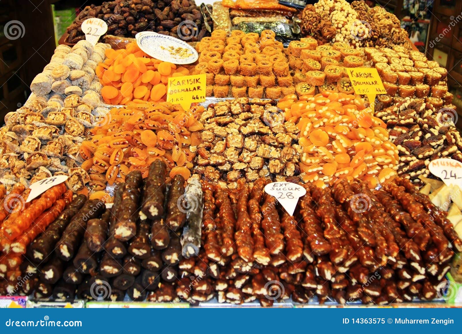 Turkish Delights in Grand Bazaar Stock Image Image of east