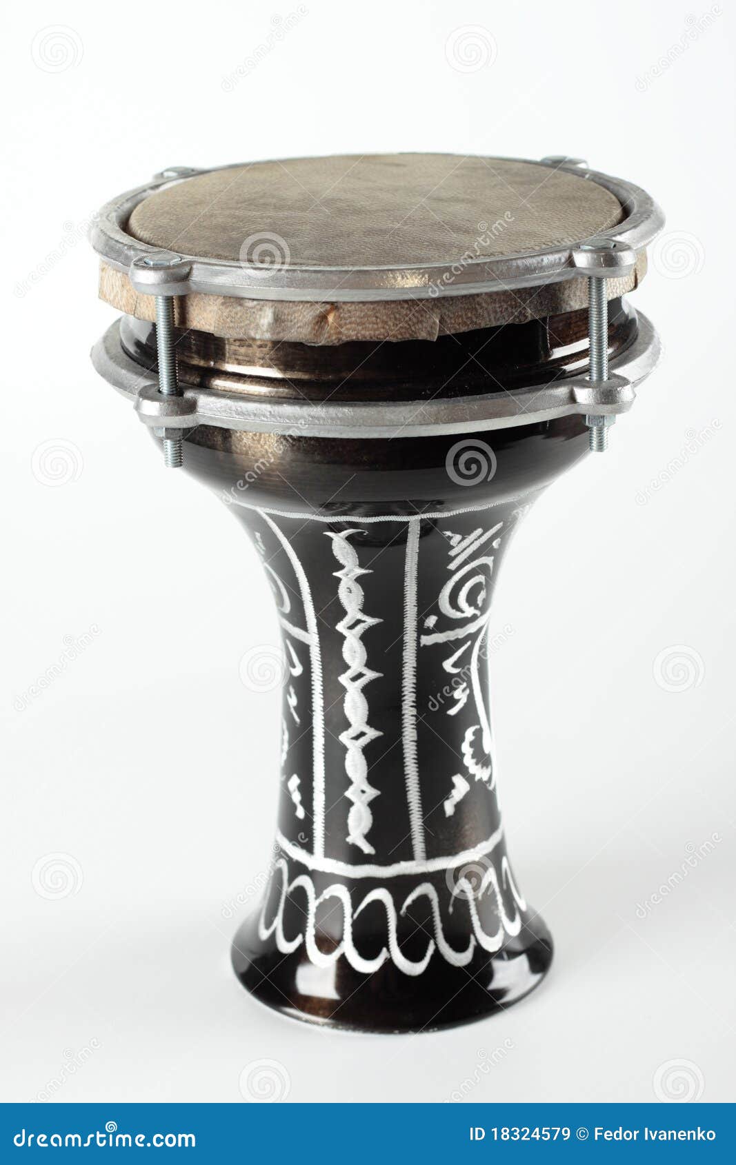 Turkish drum stock image. Image of black, drumming, hand 18324579