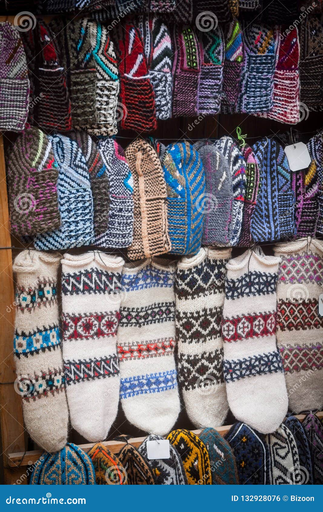 Turkish hand made socks stock photo. Image of traditional 132928076