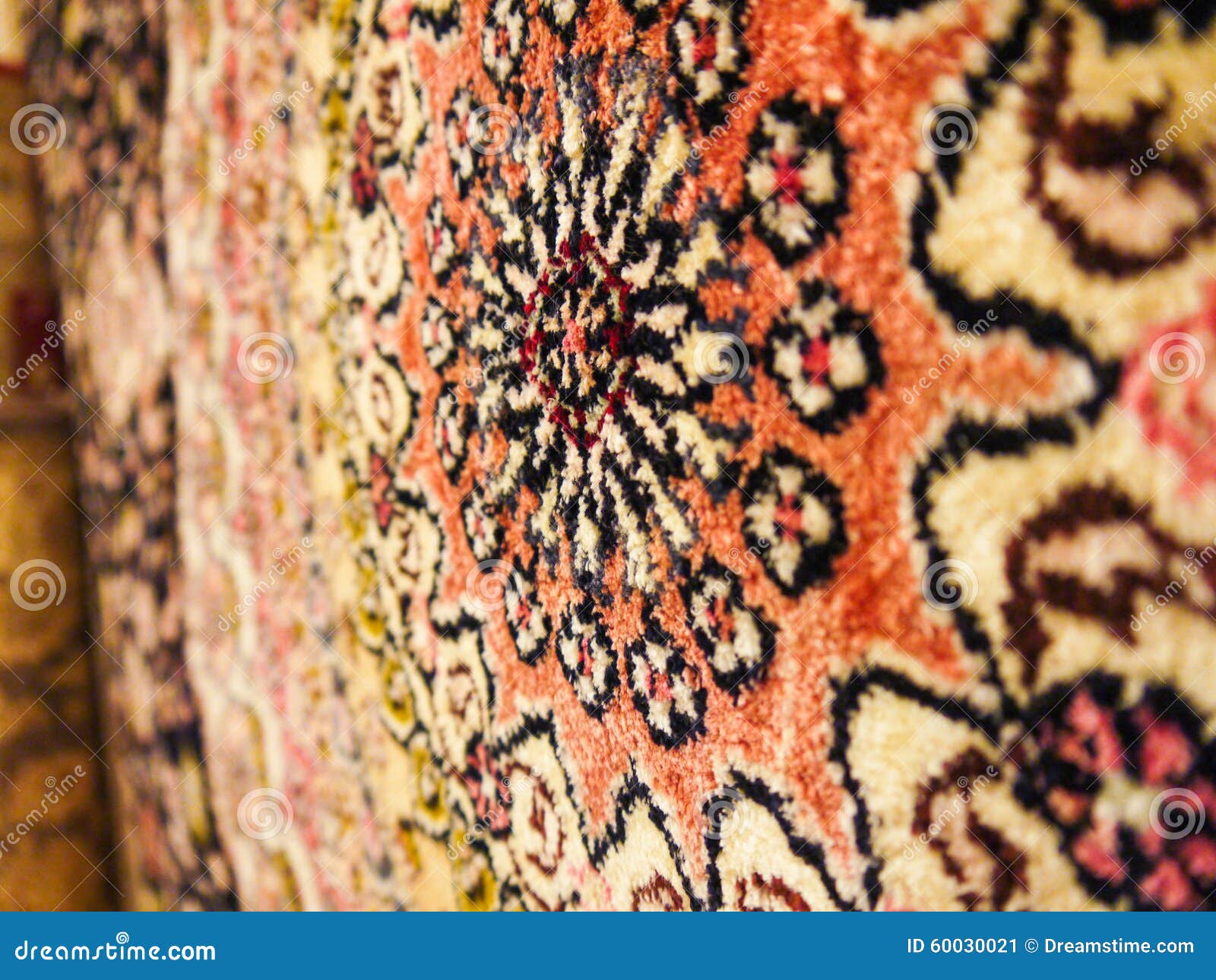 Turkish hand woven rug stock image. Image of hand, pattern 60030021